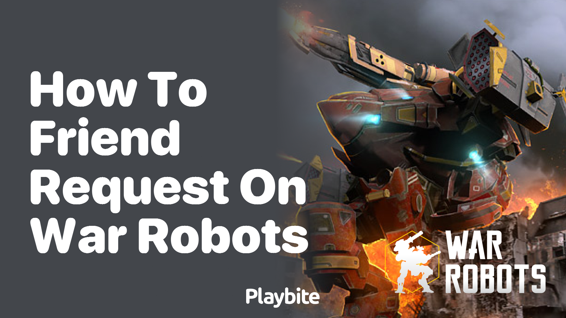 How to Send a Friend Request on War Robots