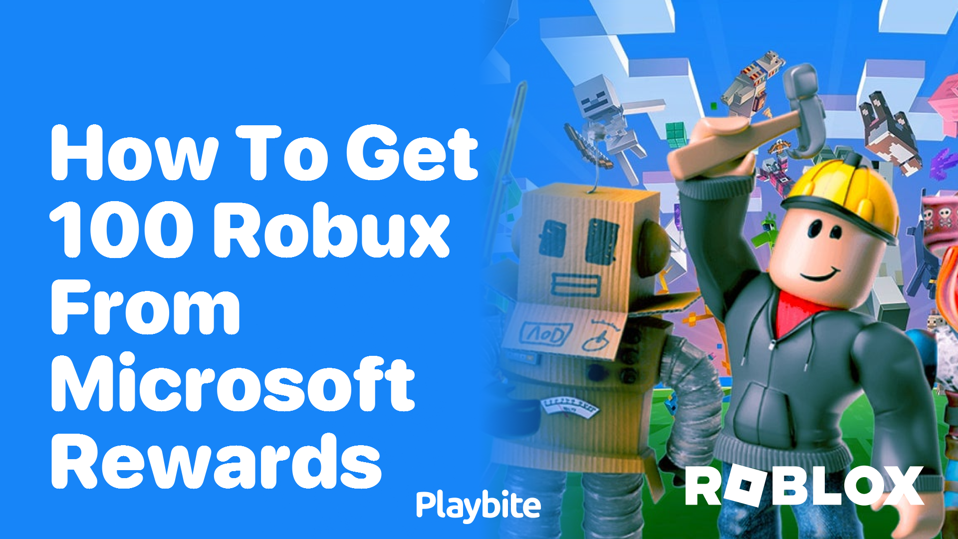 How to Get 100 Robux from Microsoft Rewards - Playbite