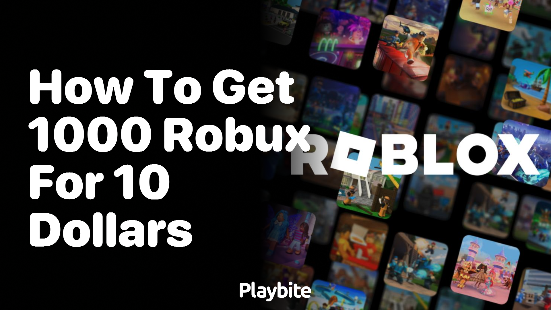 What is the Promo Code for 1000 Robux? - Playbite