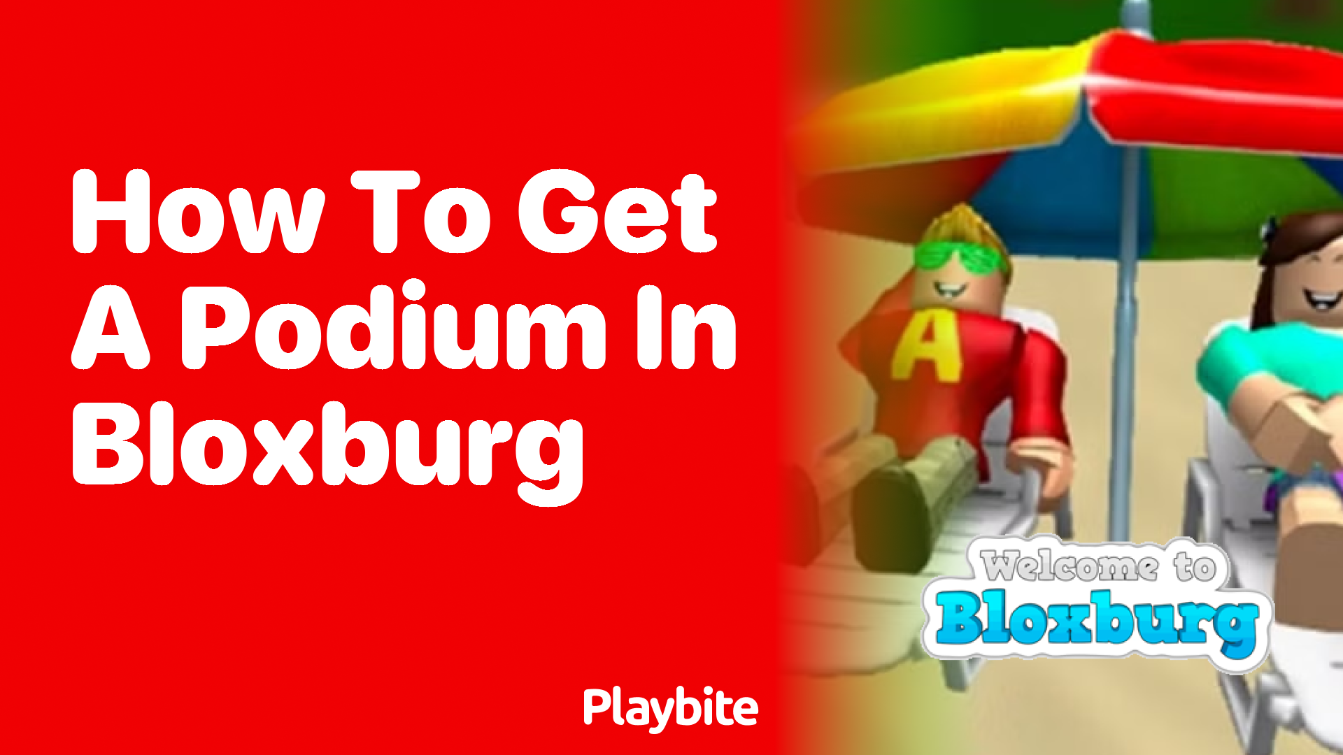 How to Get a Podium in Bloxburg - Playbite