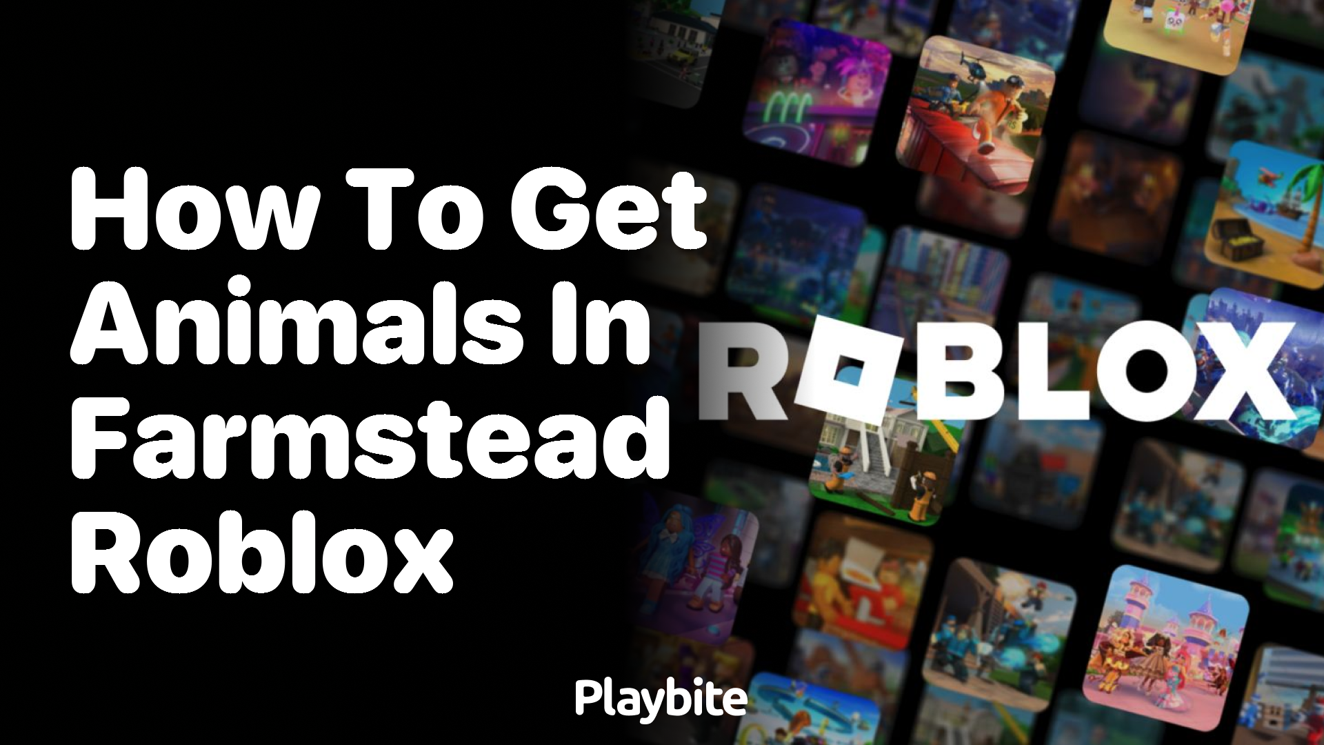 How to Get Animals in Farmstead Roblox