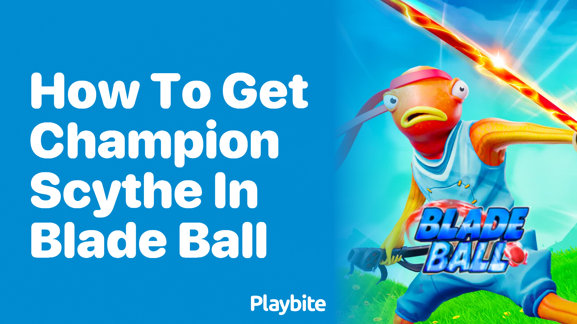 How to Get the Champion Scythe in Blade Ball