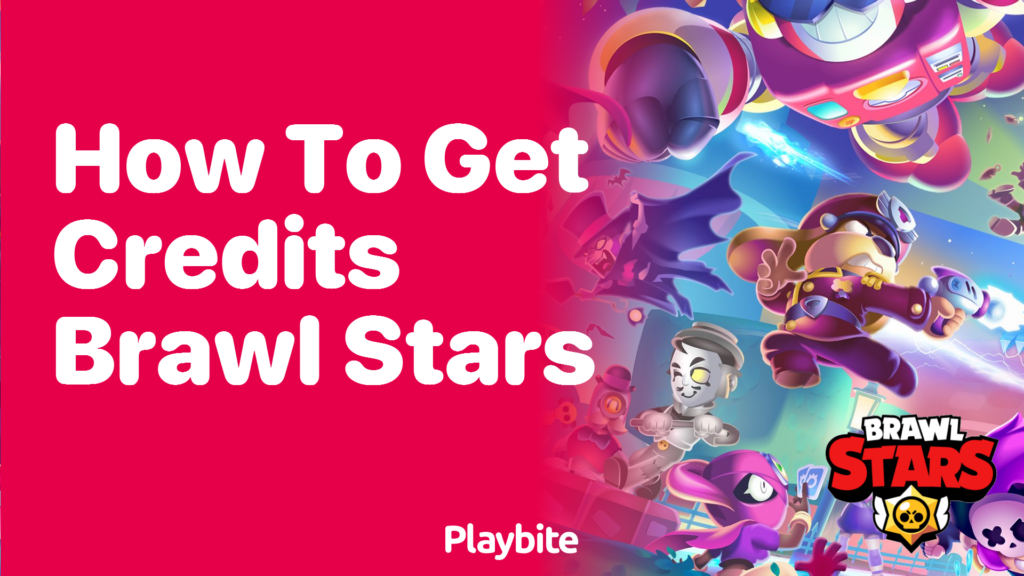 How to Get Credits in Brawl Stars - Playbite