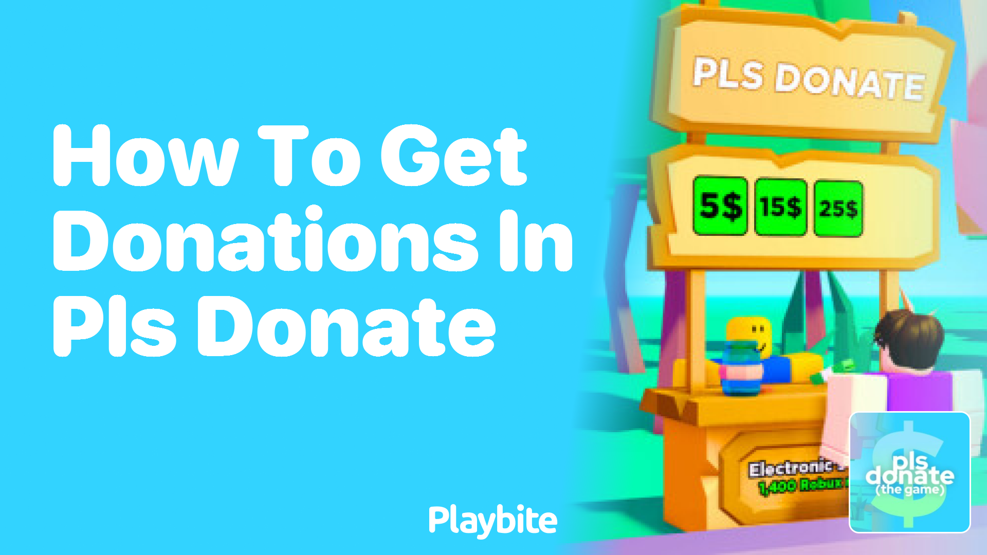 How to Get Donations in PLS DONATE on Roblox