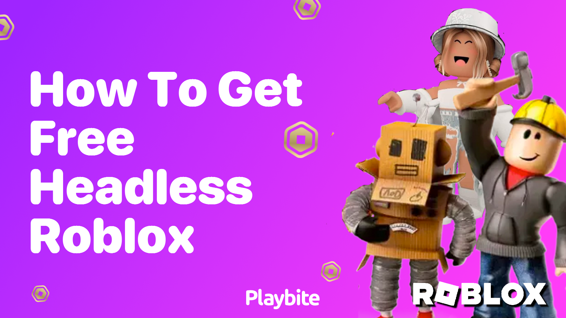 How to Get Free Headless in Roblox