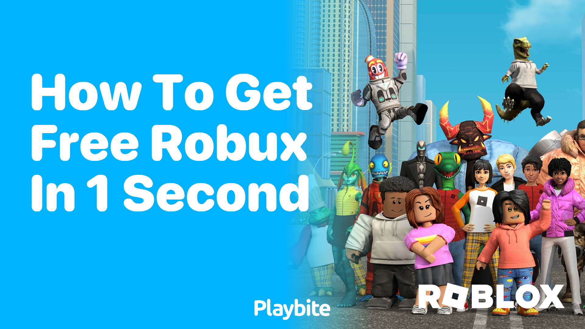 How to Get Free Robux in 1 Second