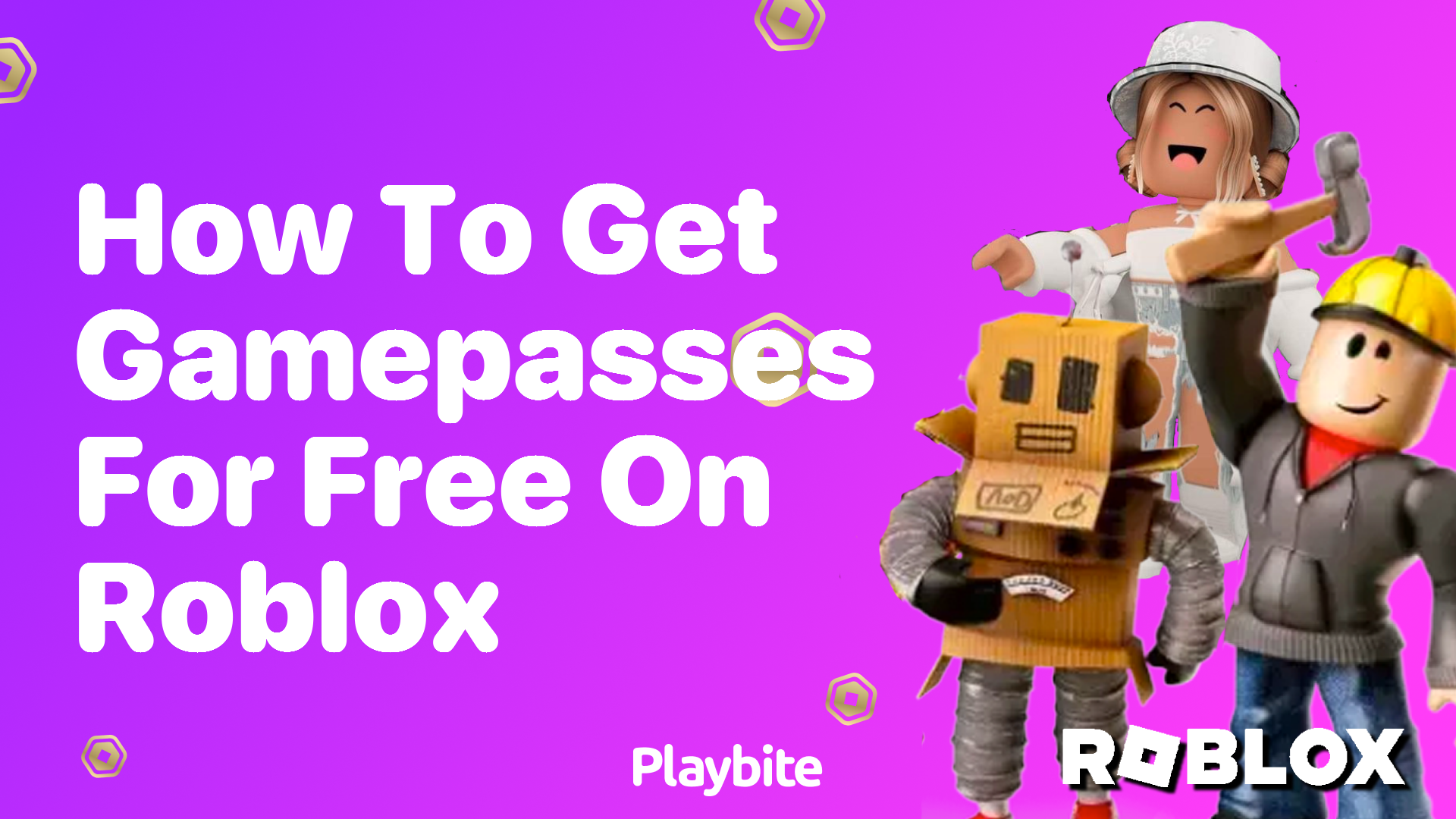 How to Get Gamepasses for Free on Roblox