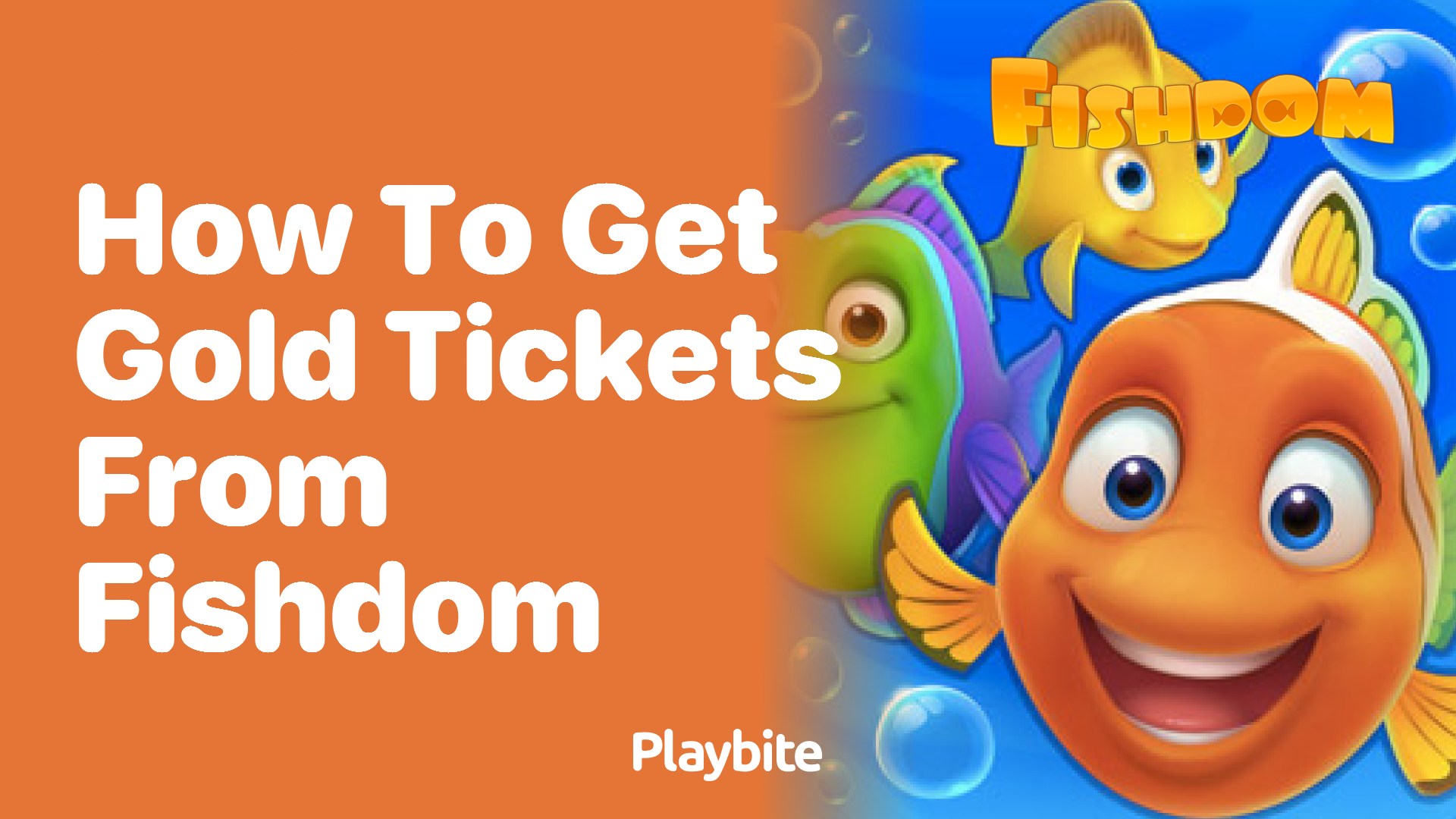 How to Get Gold Tickets from Fishdom