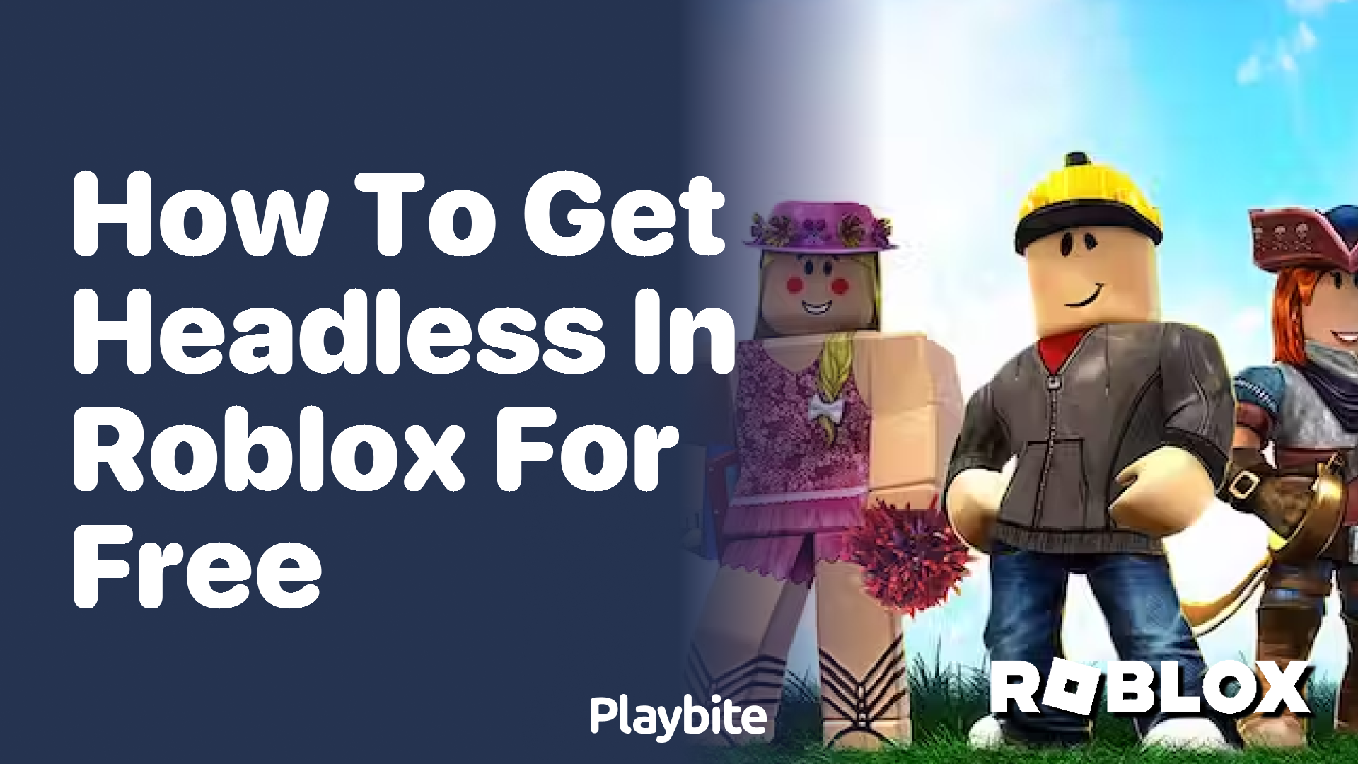 How to Get Headless in Roblox for Free - Playbite