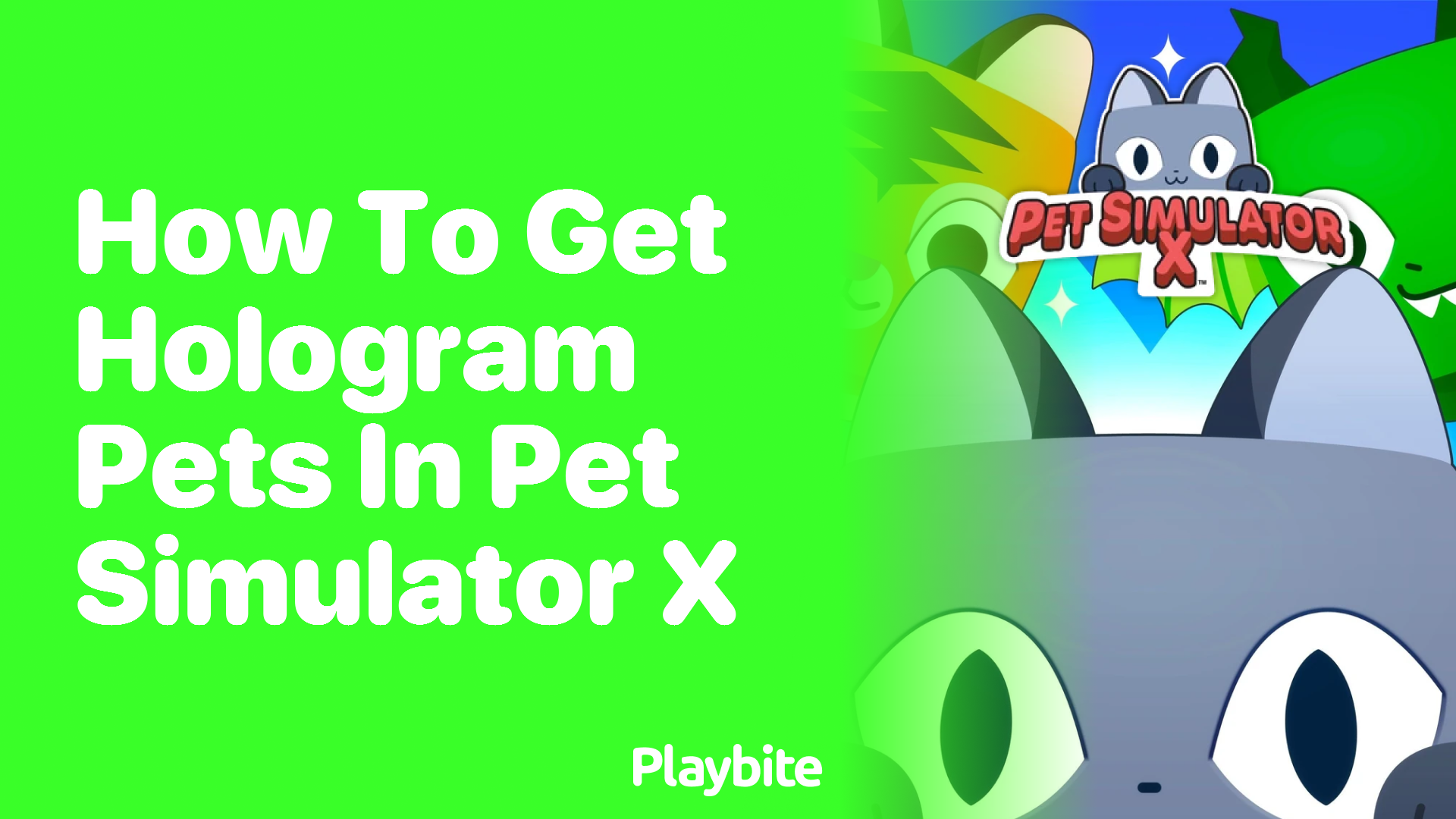 How to Get Hologram Pets in Pet Simulator X