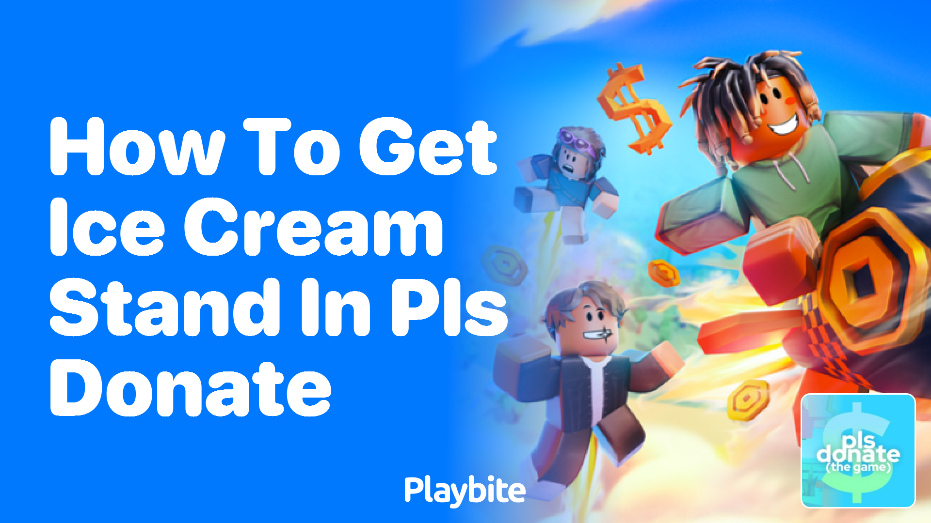 How to Get Ice Cream Stand in PLS DONATE