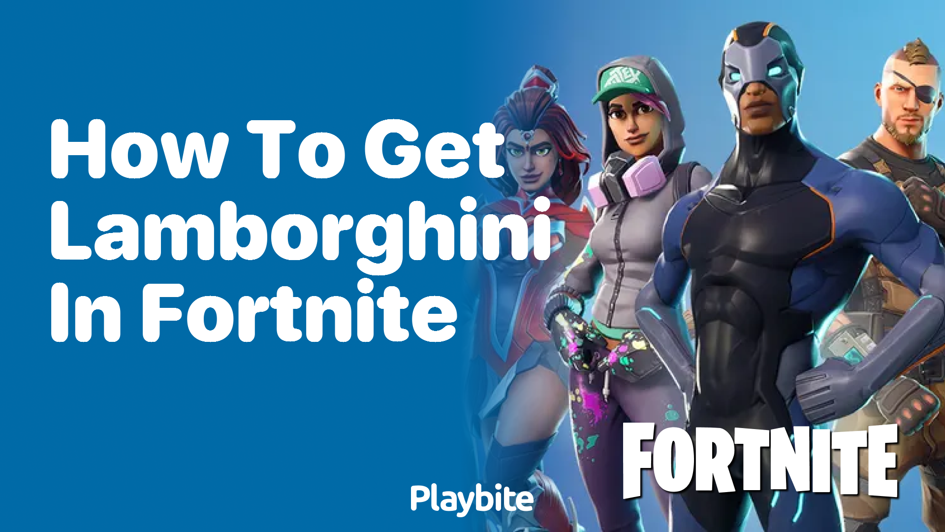 How to Get a Lamborghini in Fortnite