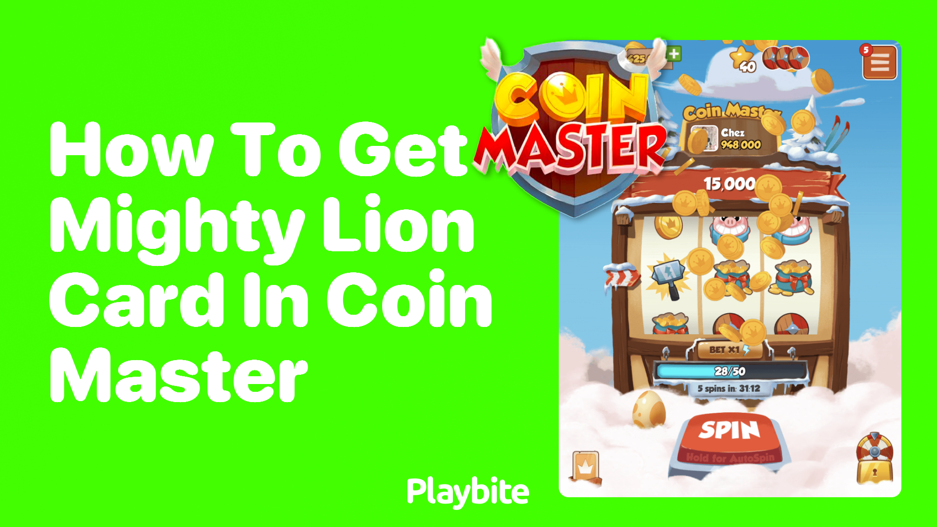 How to Get the Mighty Lion Card in Coin Master