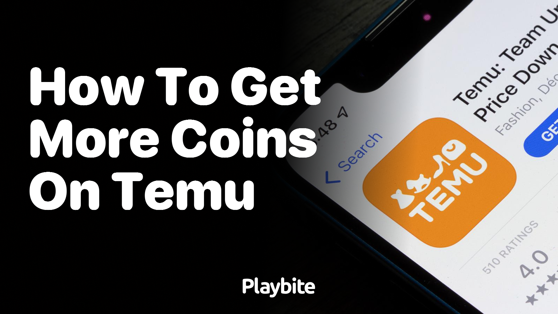 How to Get More Coins on Temu Playbite