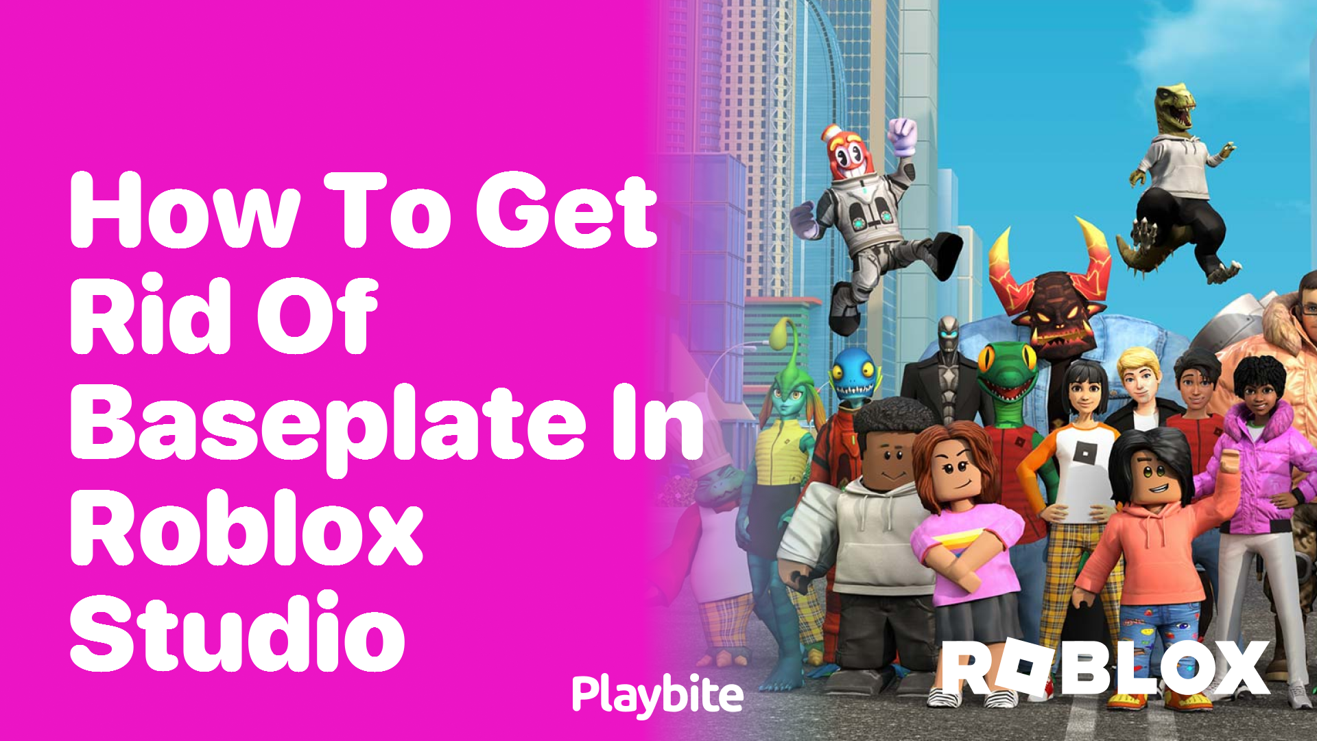 How to Get Rid of Baseplate in Roblox Studio