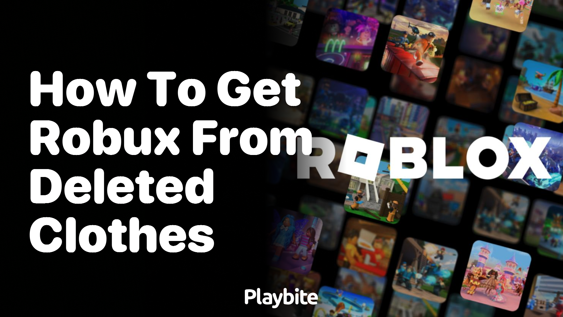 How to Get Robux from Deleted Clothes in Roblox