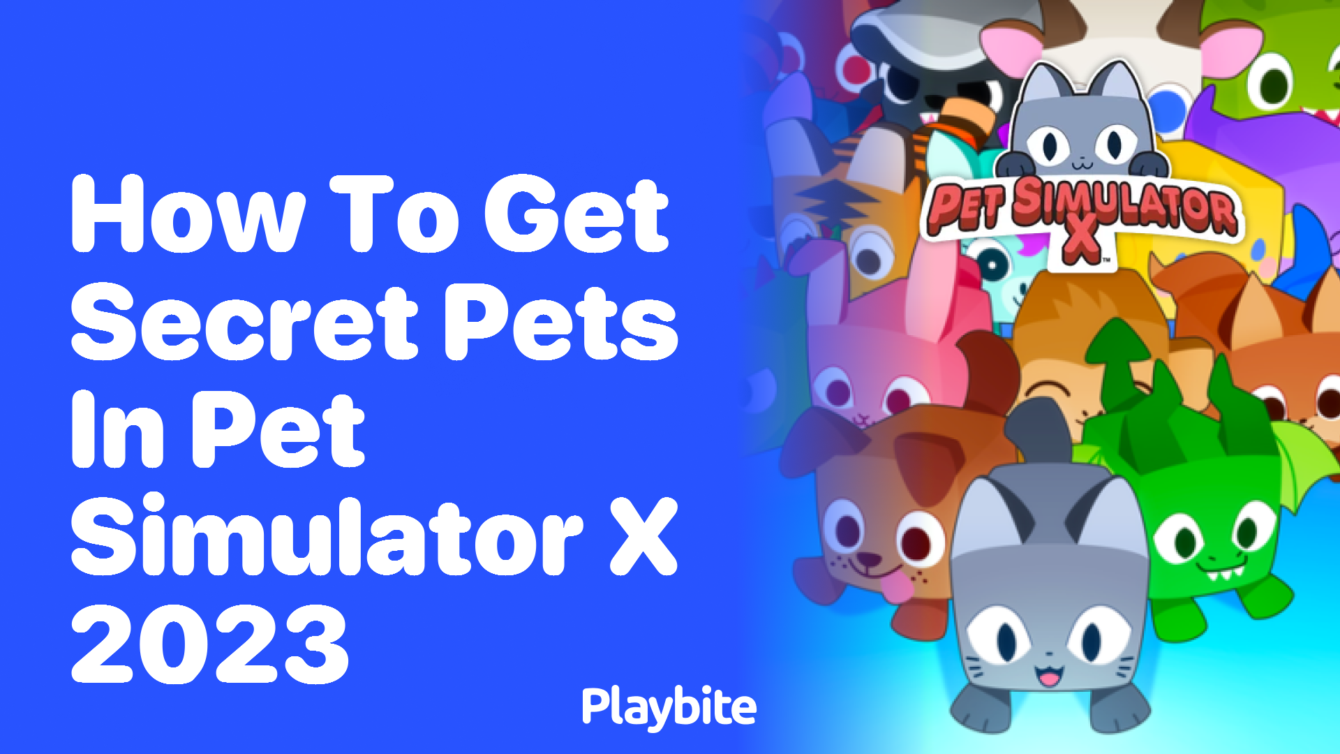 How to Get Secret Pets in Pet Simulator X 2023