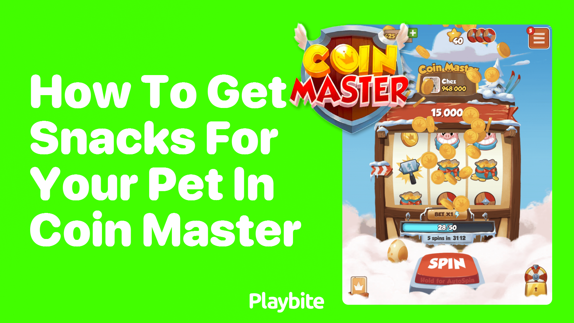 How to Get Snacks for Your Pet in Coin Master