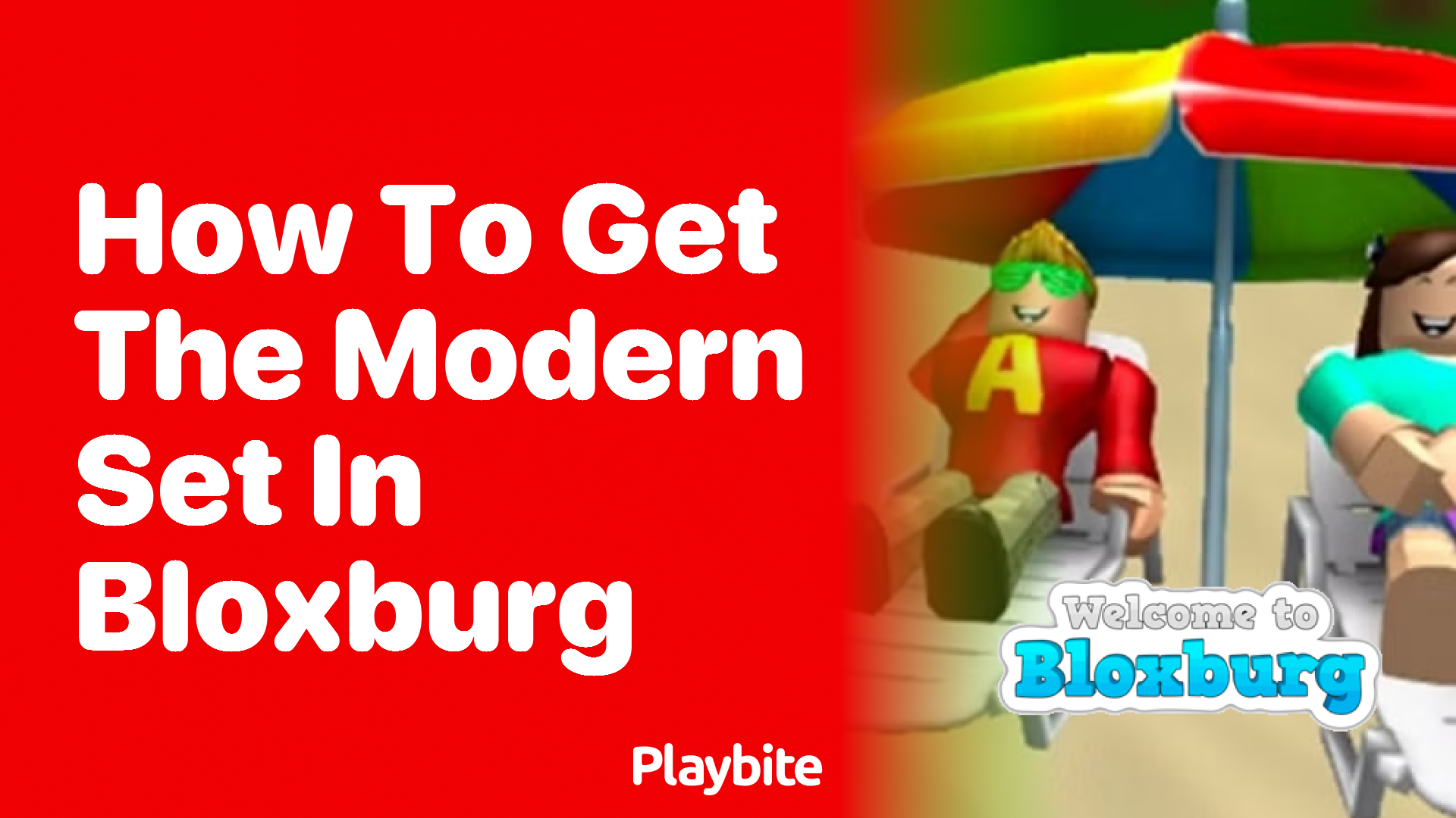 How to Get the Modern Set in Bloxburg