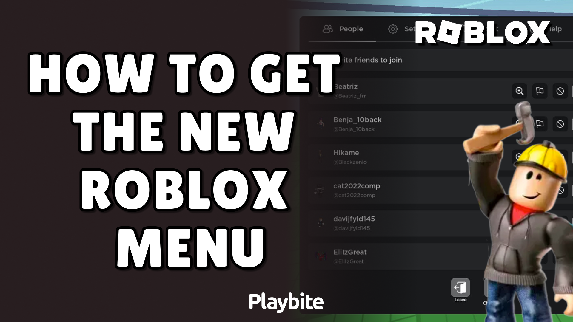 How to Get the New Roblox Menu   Playbite