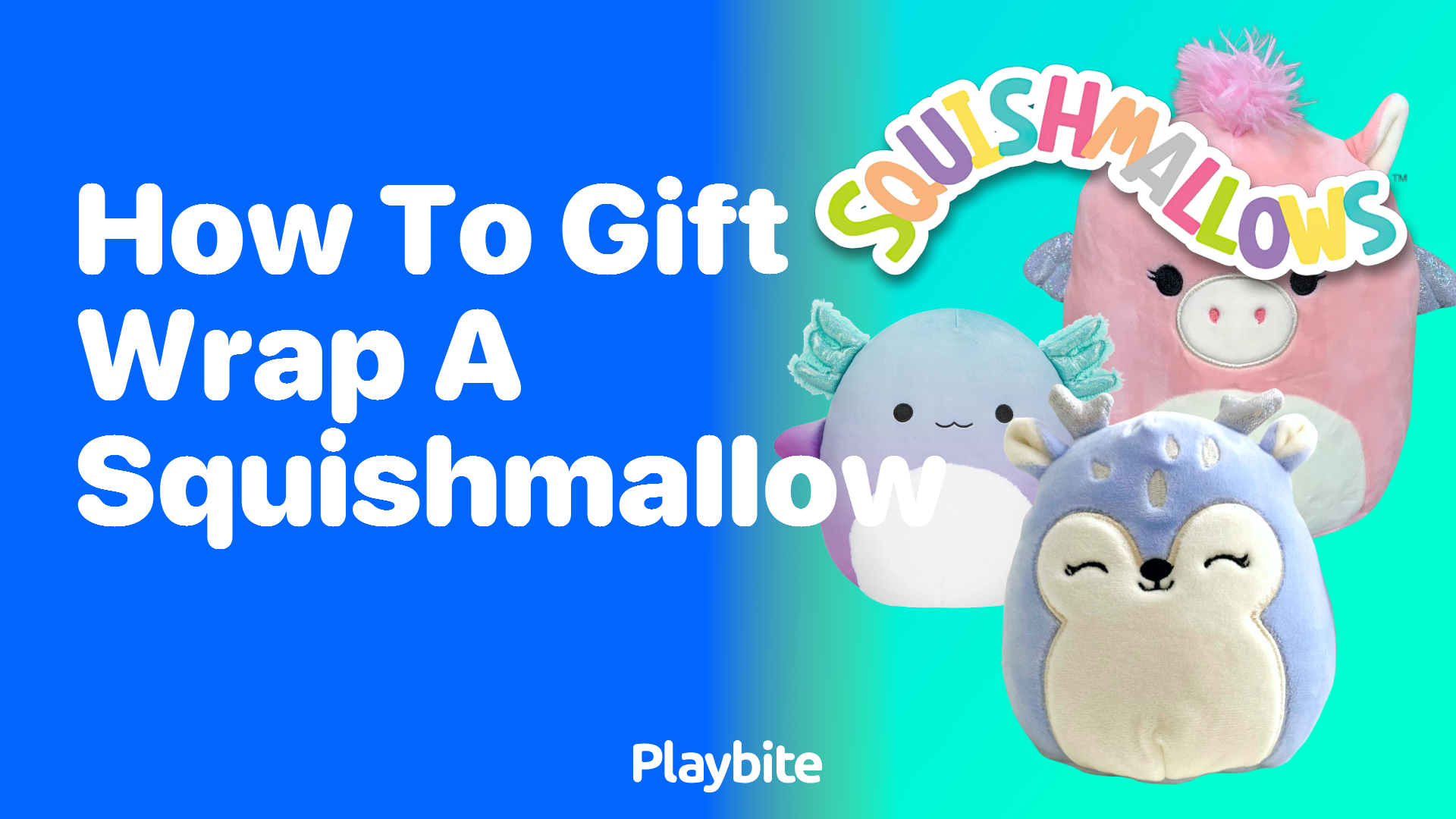 How to Gift Wrap a Squishmallow