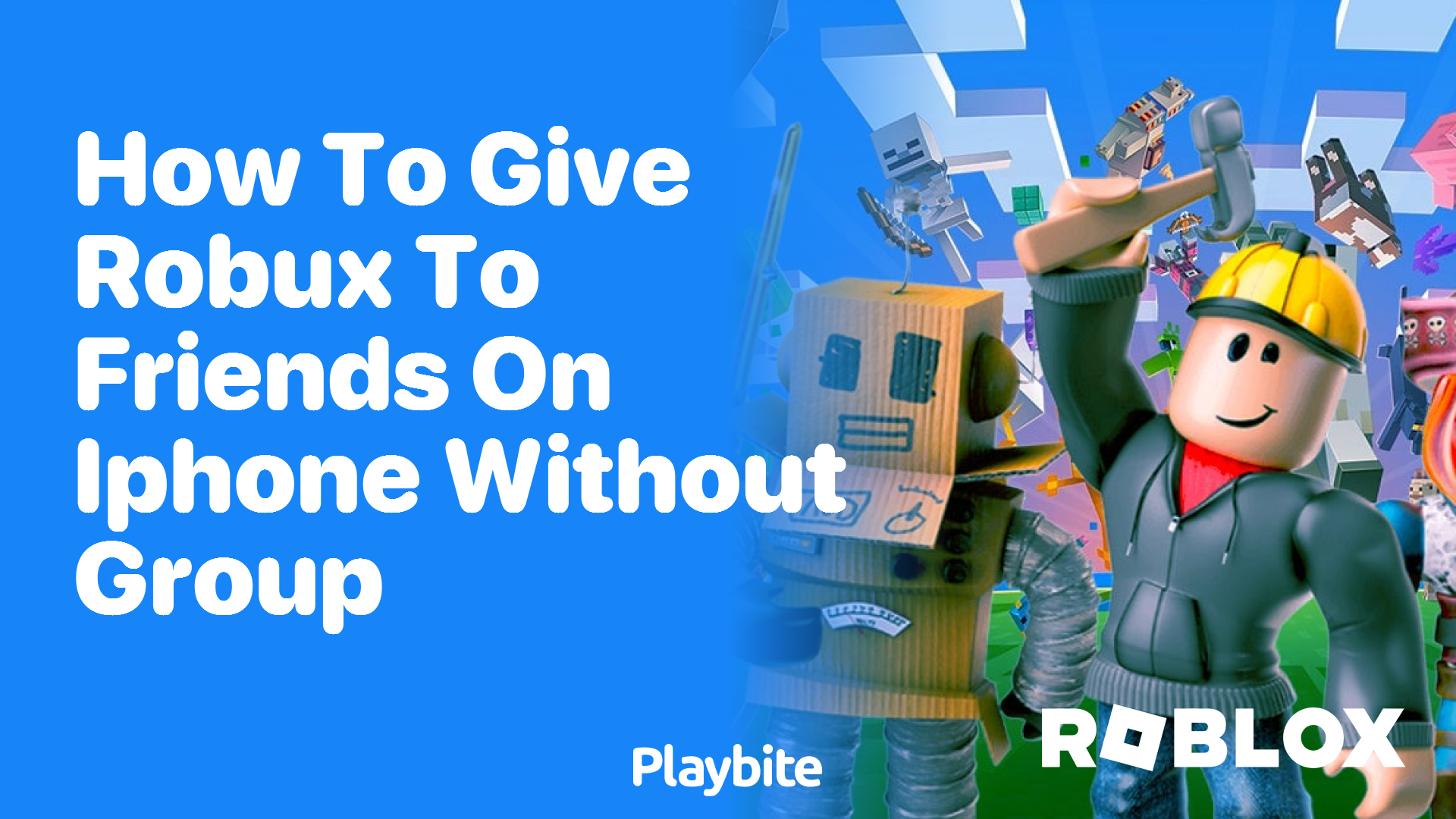 How to Give Robux to Friends on iPhone Without Group - Playbite