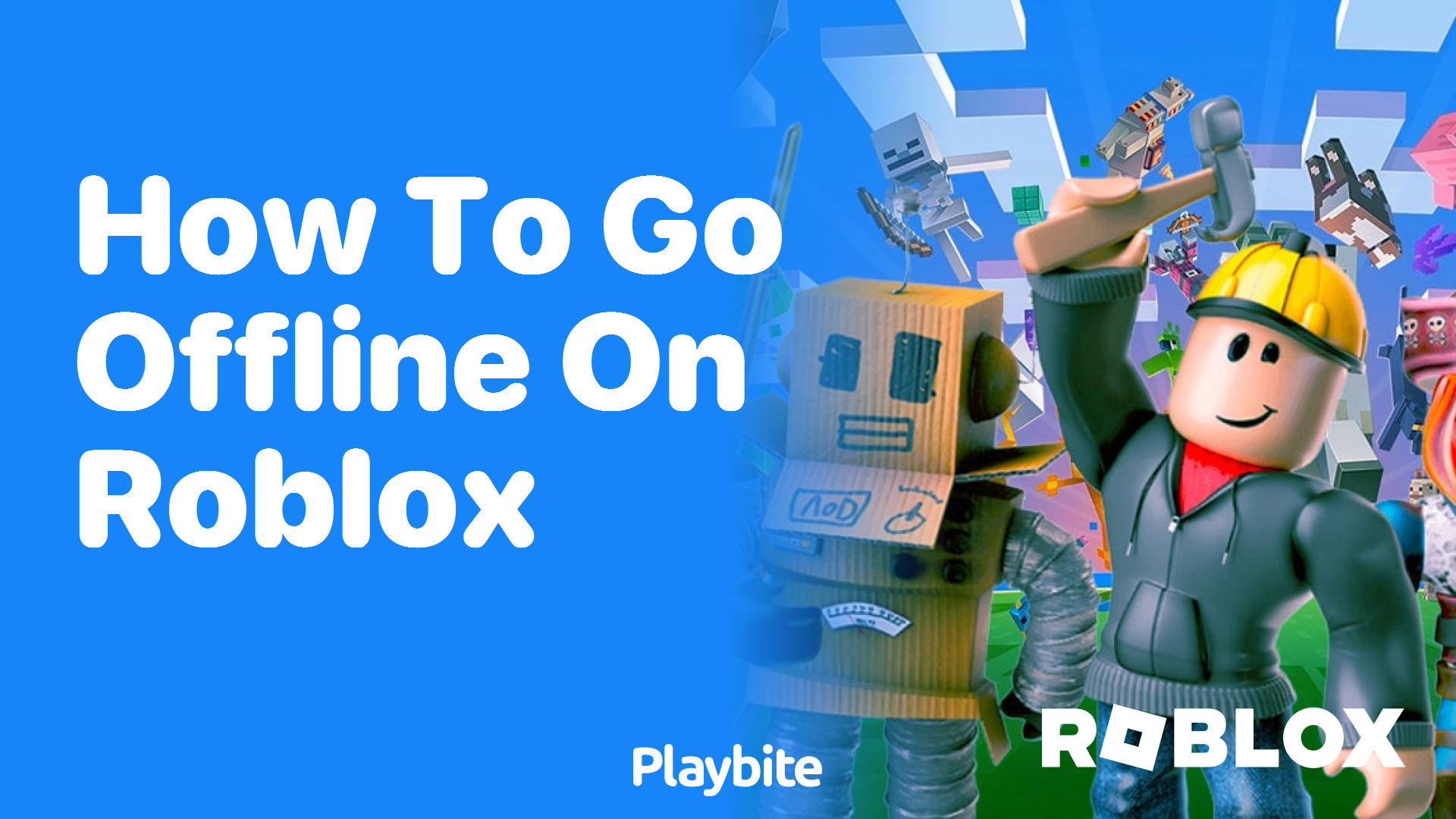 How to Go Offline on Roblox