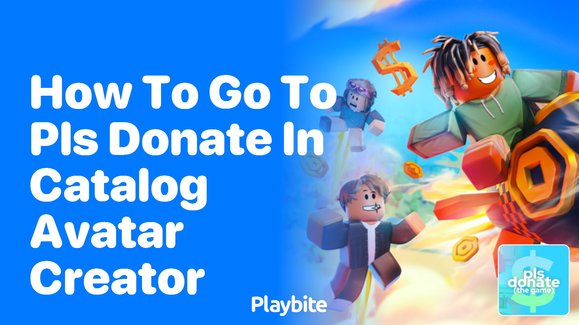 How to Go to PLS DONATE in the Roblox Catalog Avatar Creator