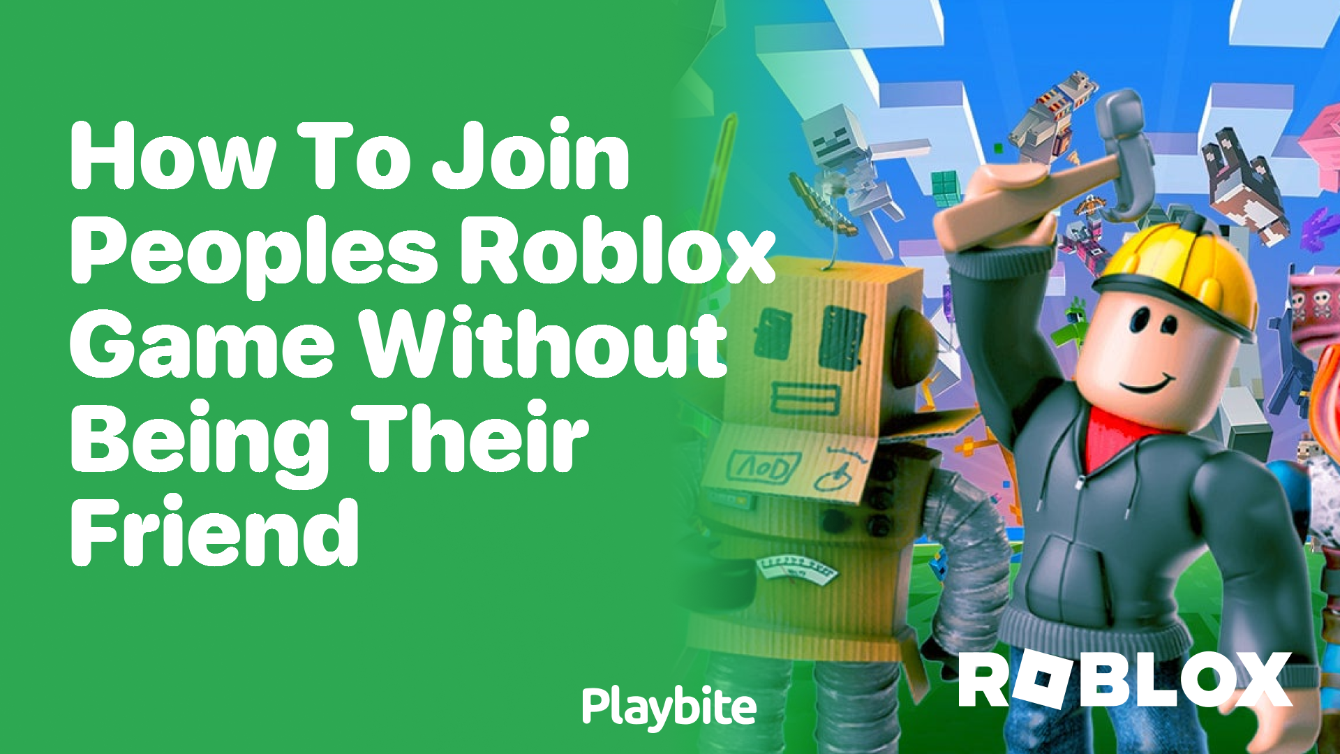 How to Join People&#8217;s Roblox Game Without Being their Friend