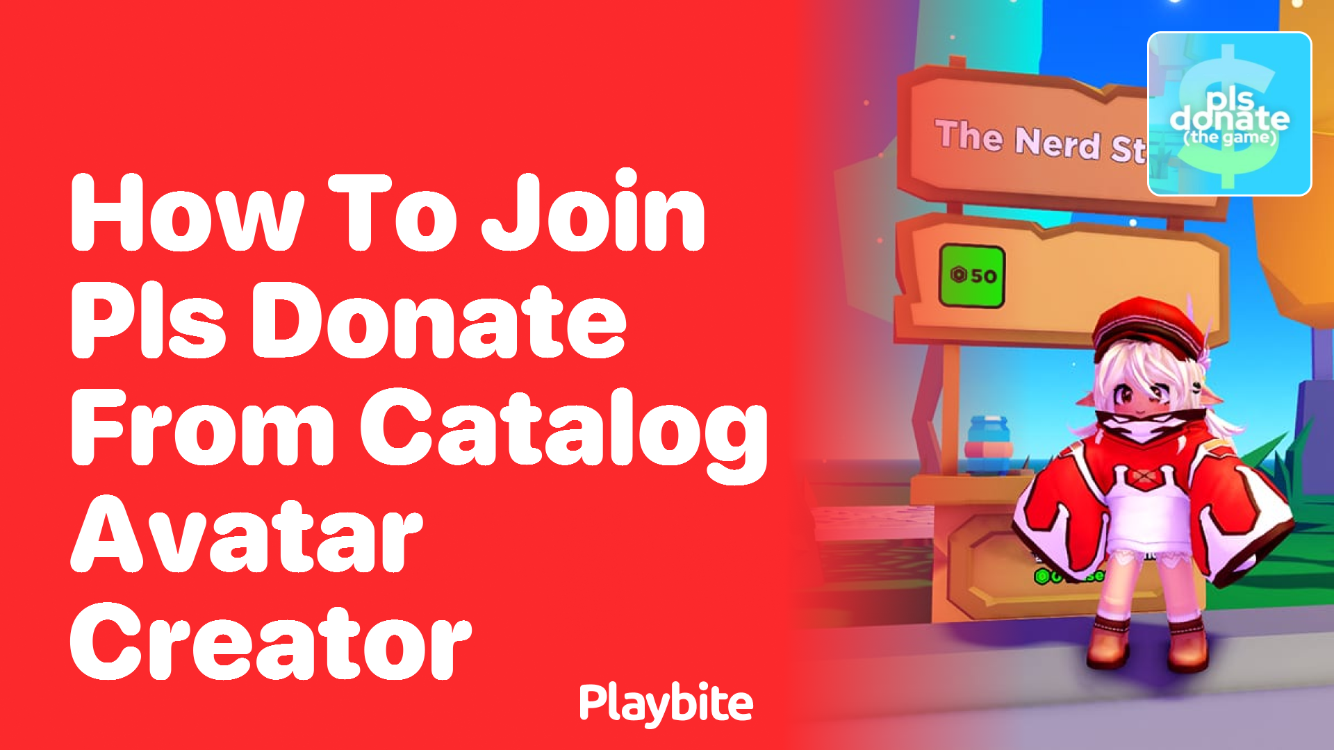 How to Join PLS DONATE from Catalog Avatar Creator