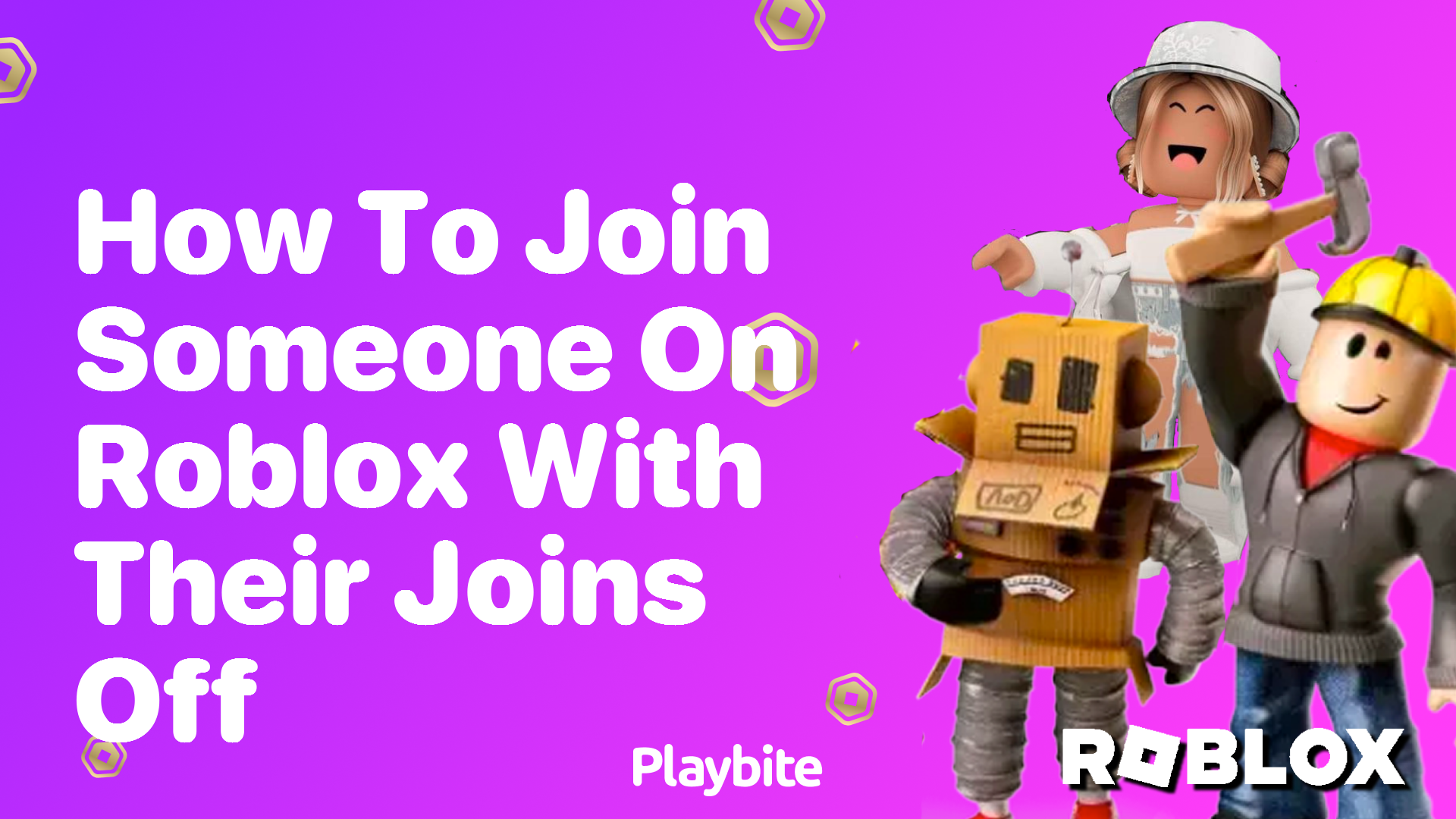 How to Join Someone on Roblox With Their Joins Off