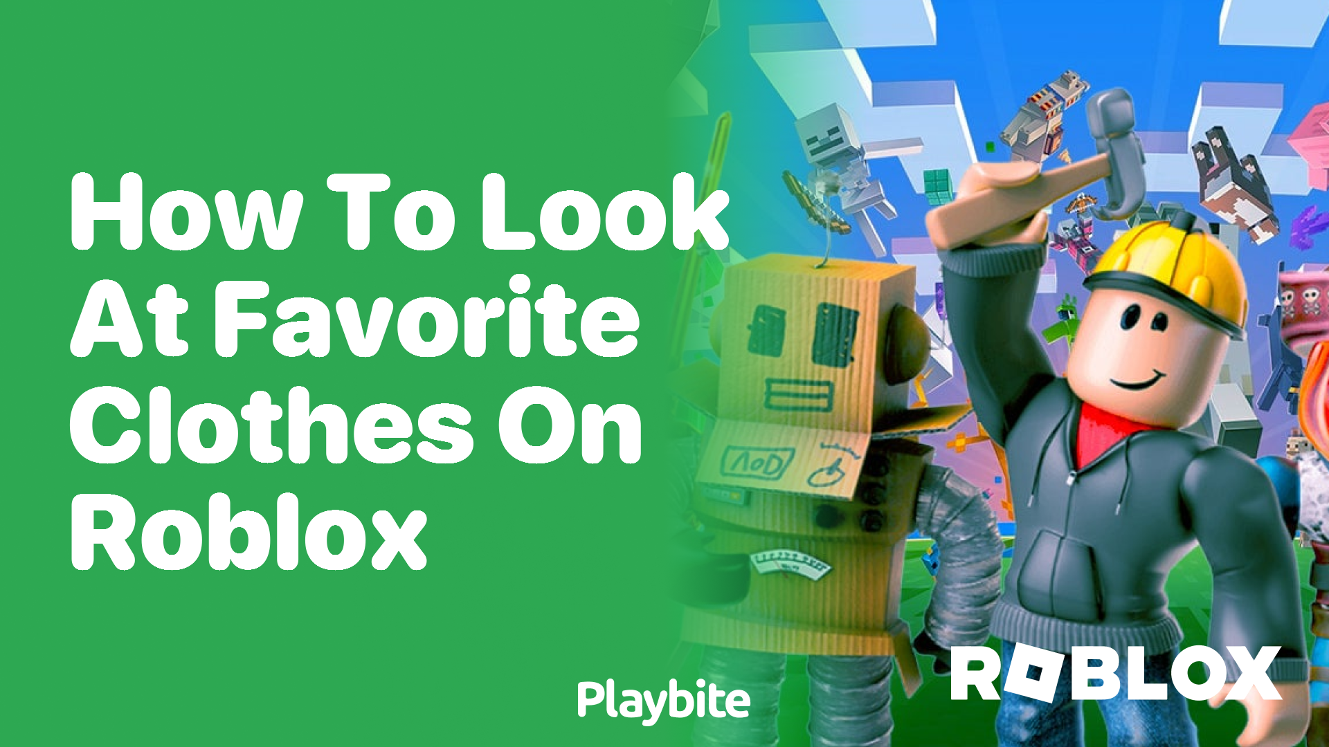 How to Look at Favorite Clothes on Roblox - Playbite