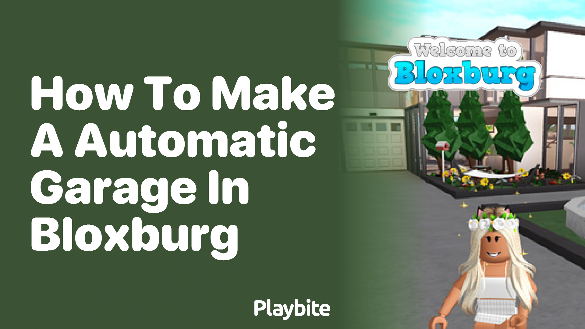 How to Make an Automatic Garage in Bloxburg