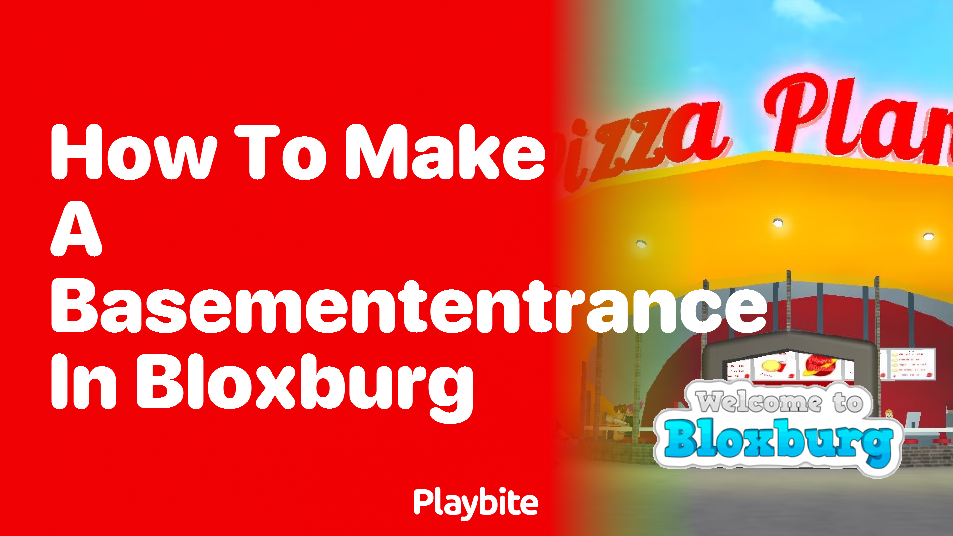 How to Make a Basement Entrance in Bloxburg