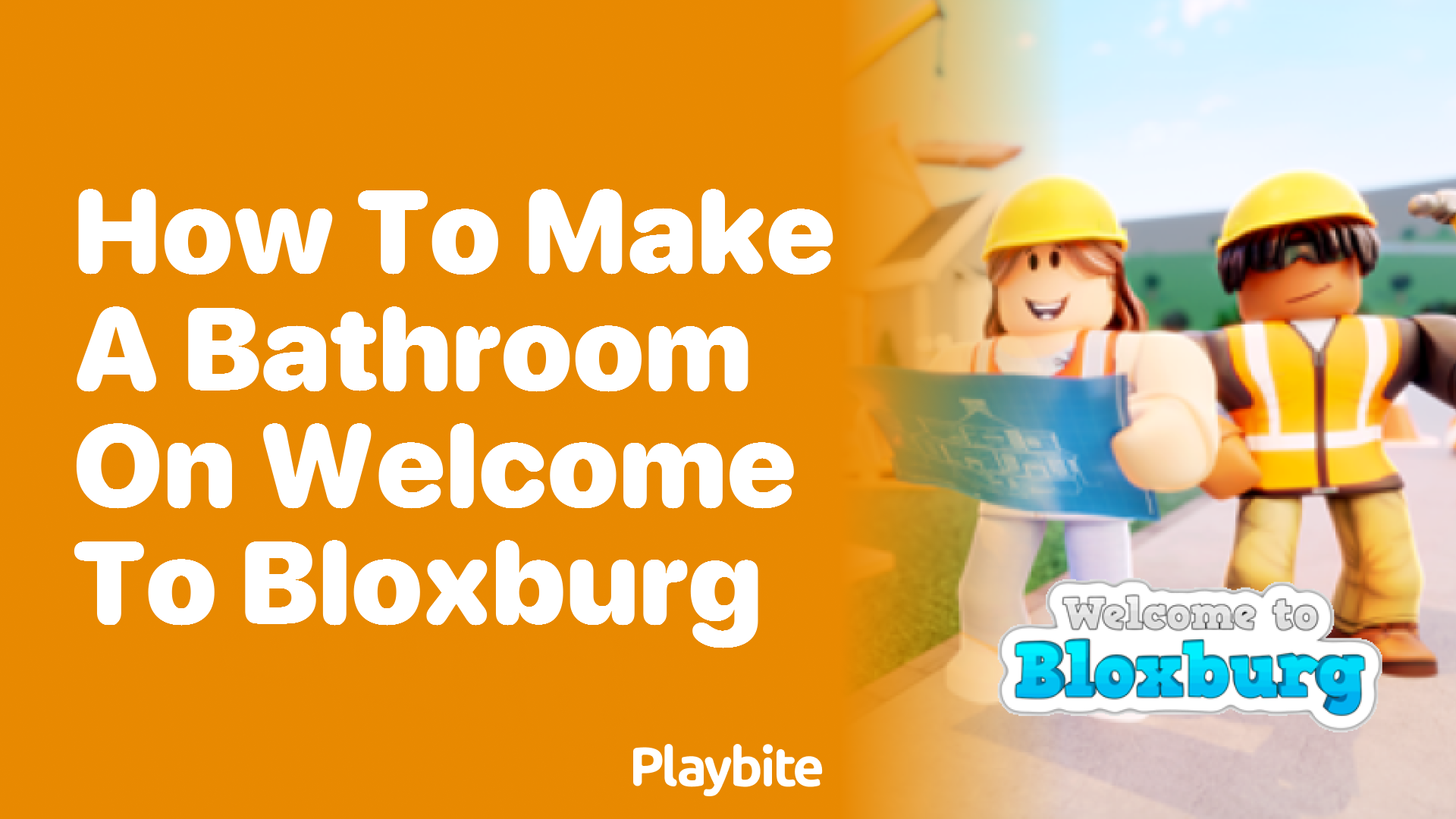 How to Make a Bathroom on Welcome to Bloxburg