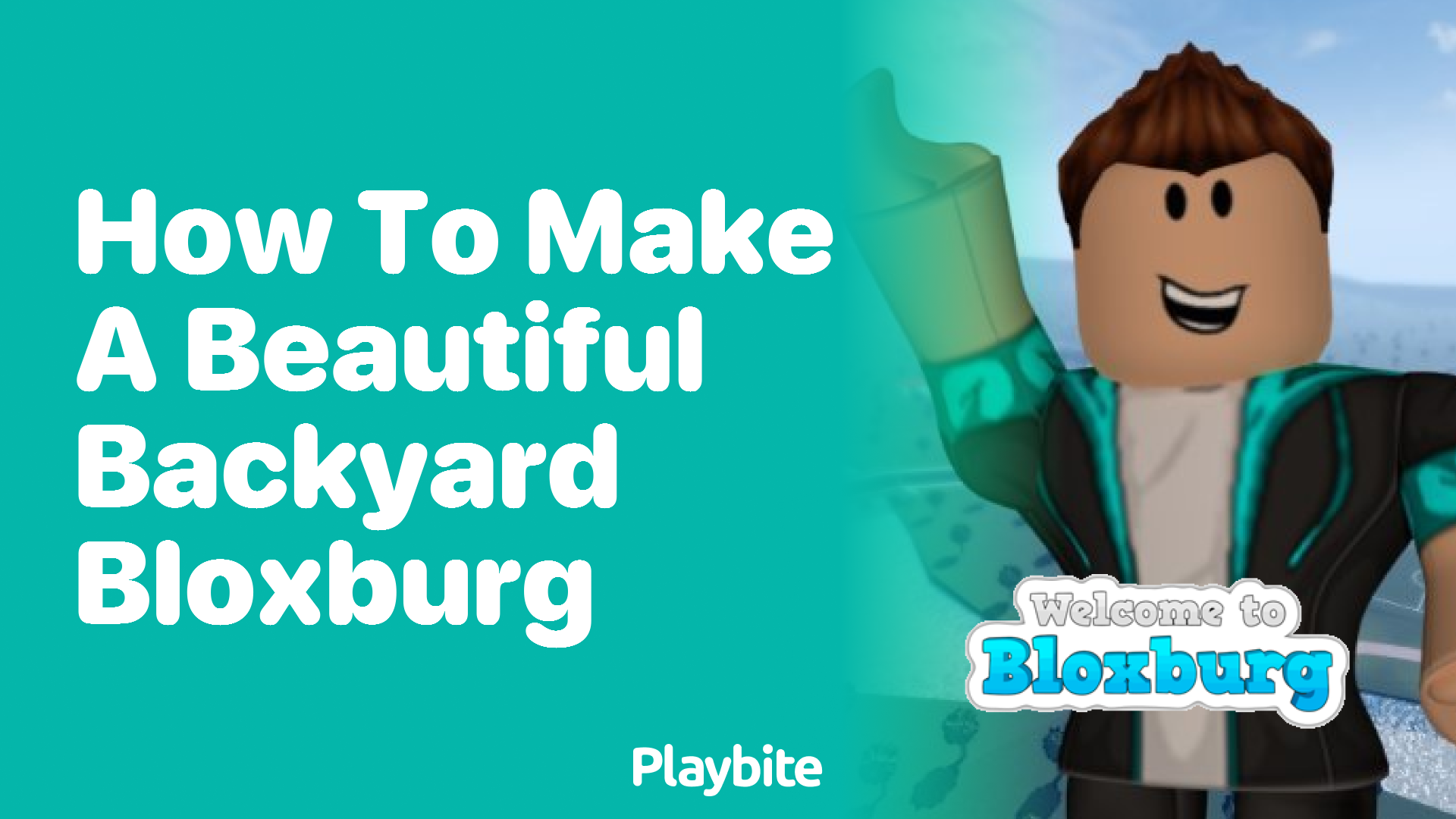 How to Make a Beautiful Backyard in Bloxburg