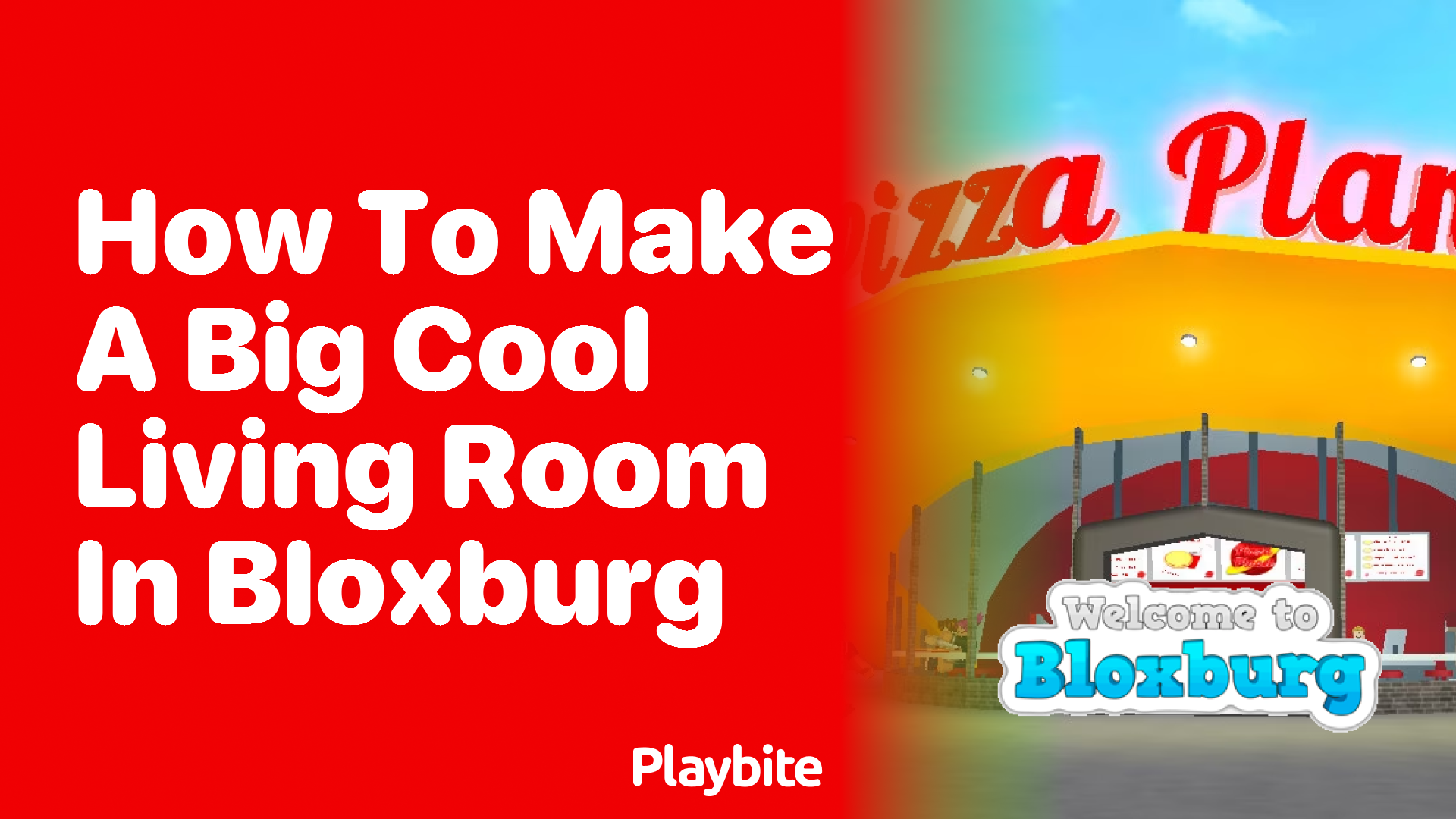 How to Make a Big Cool Living Room in Bloxburg