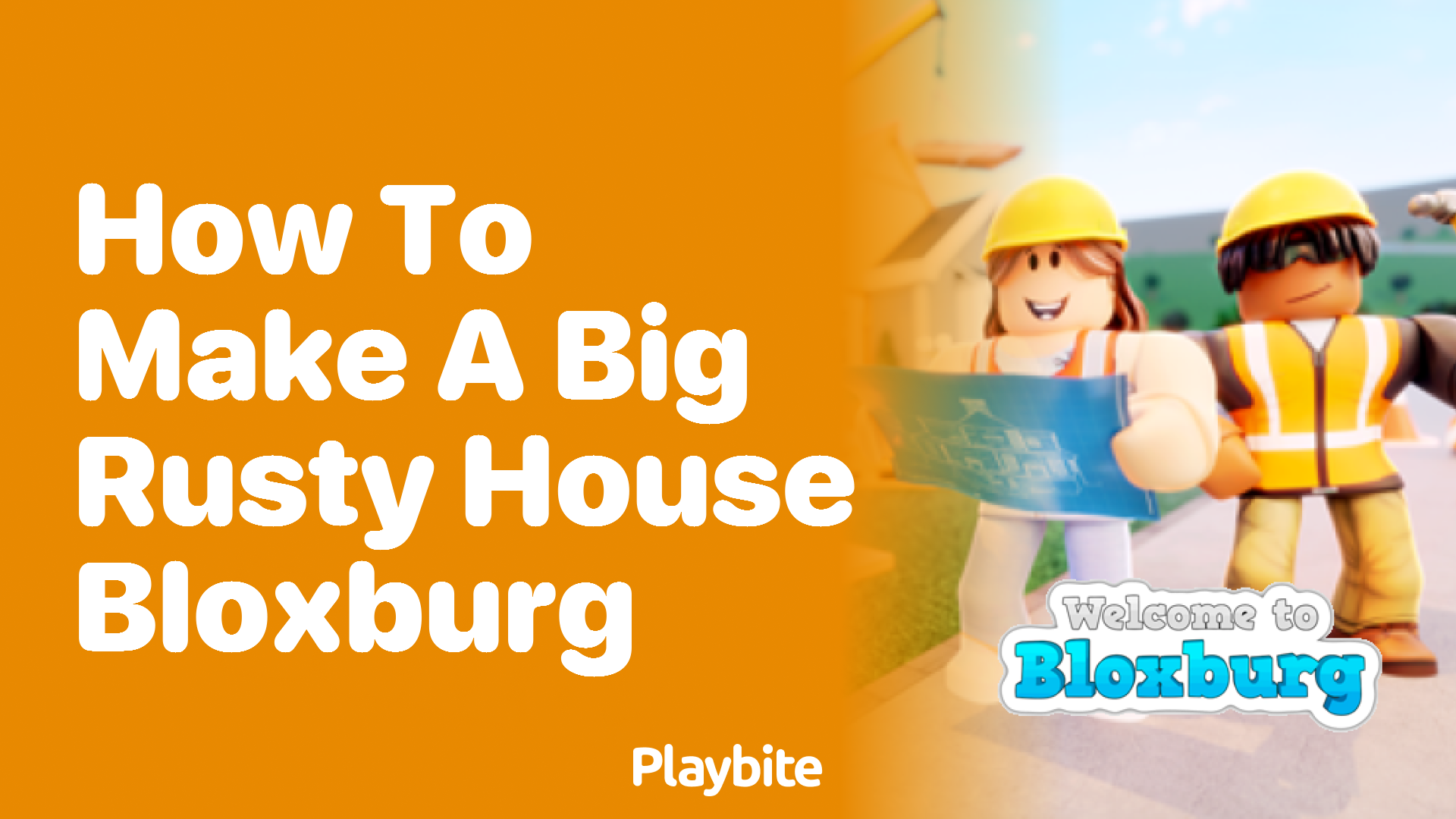 How to Make a Big Rusty House in Bloxburg