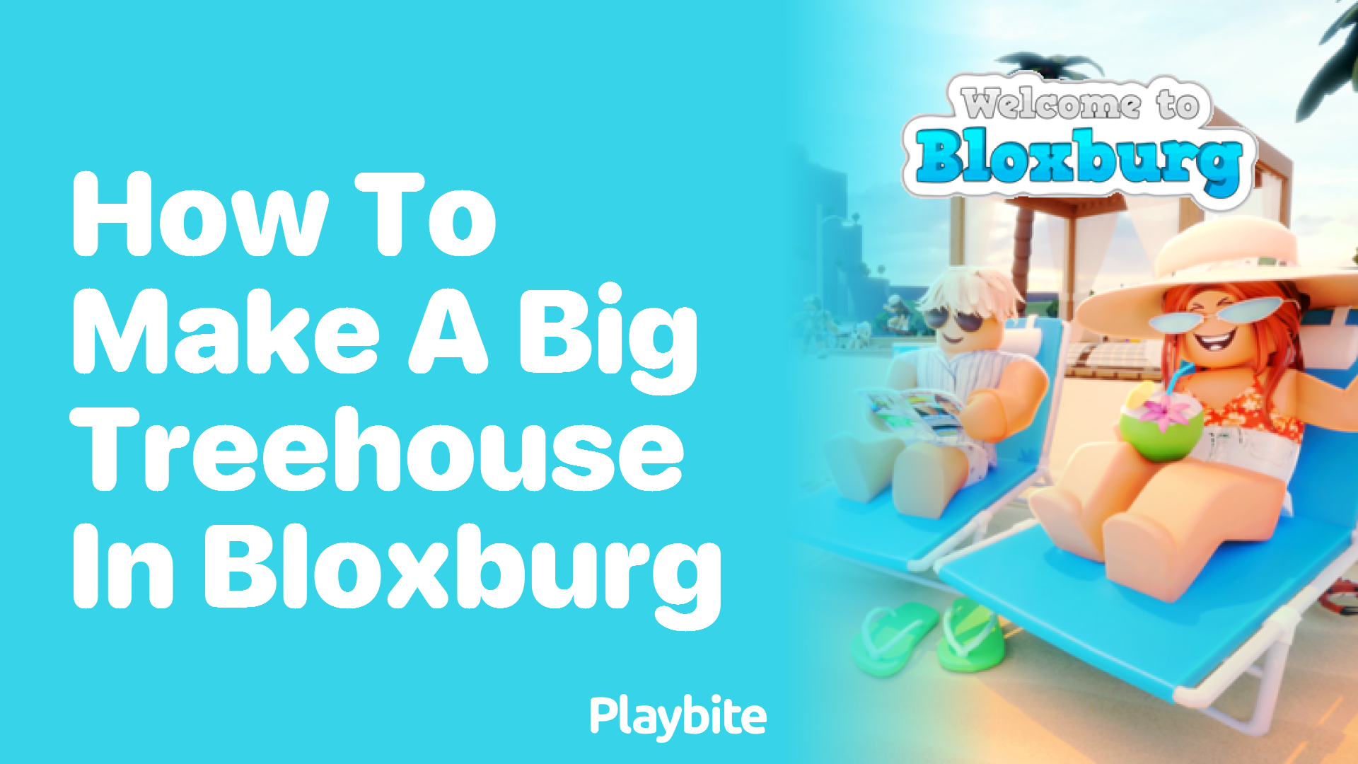 How to Make a Big Treehouse in Bloxburg