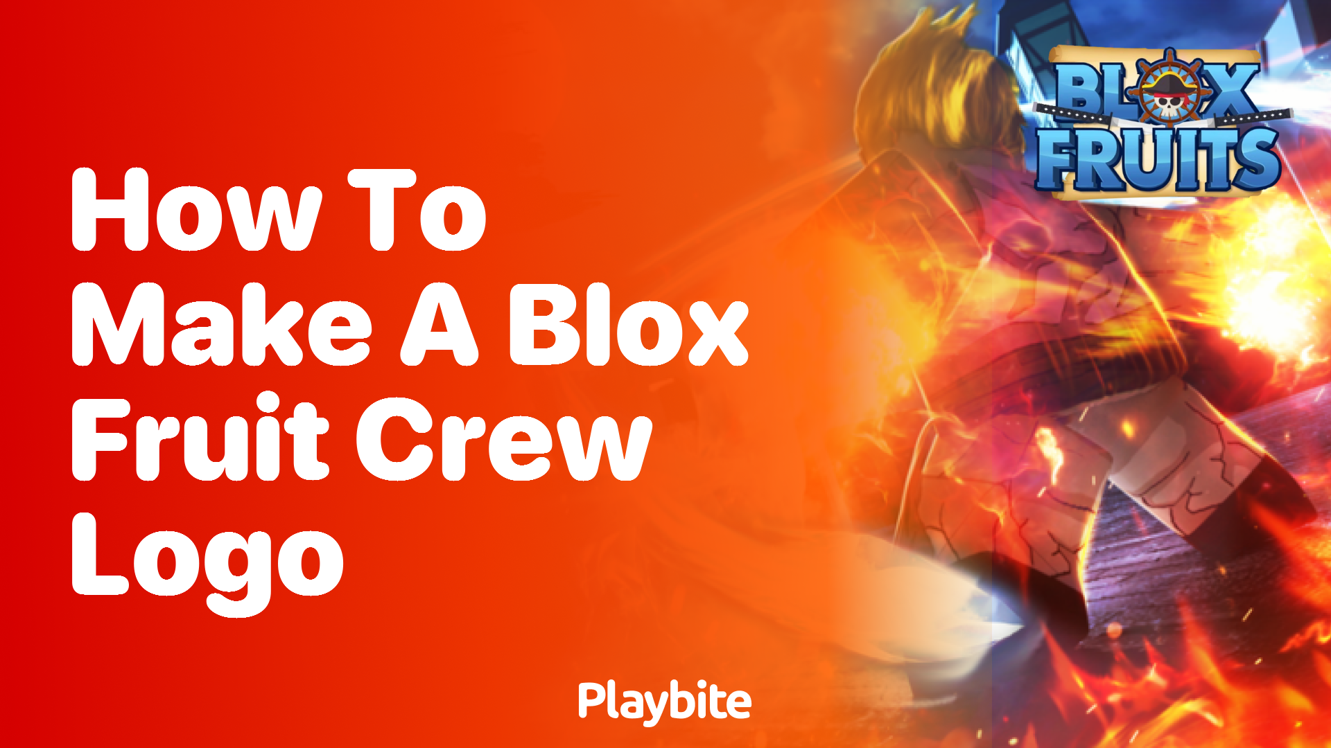 How to Make a Blox Fruit Crew Logo