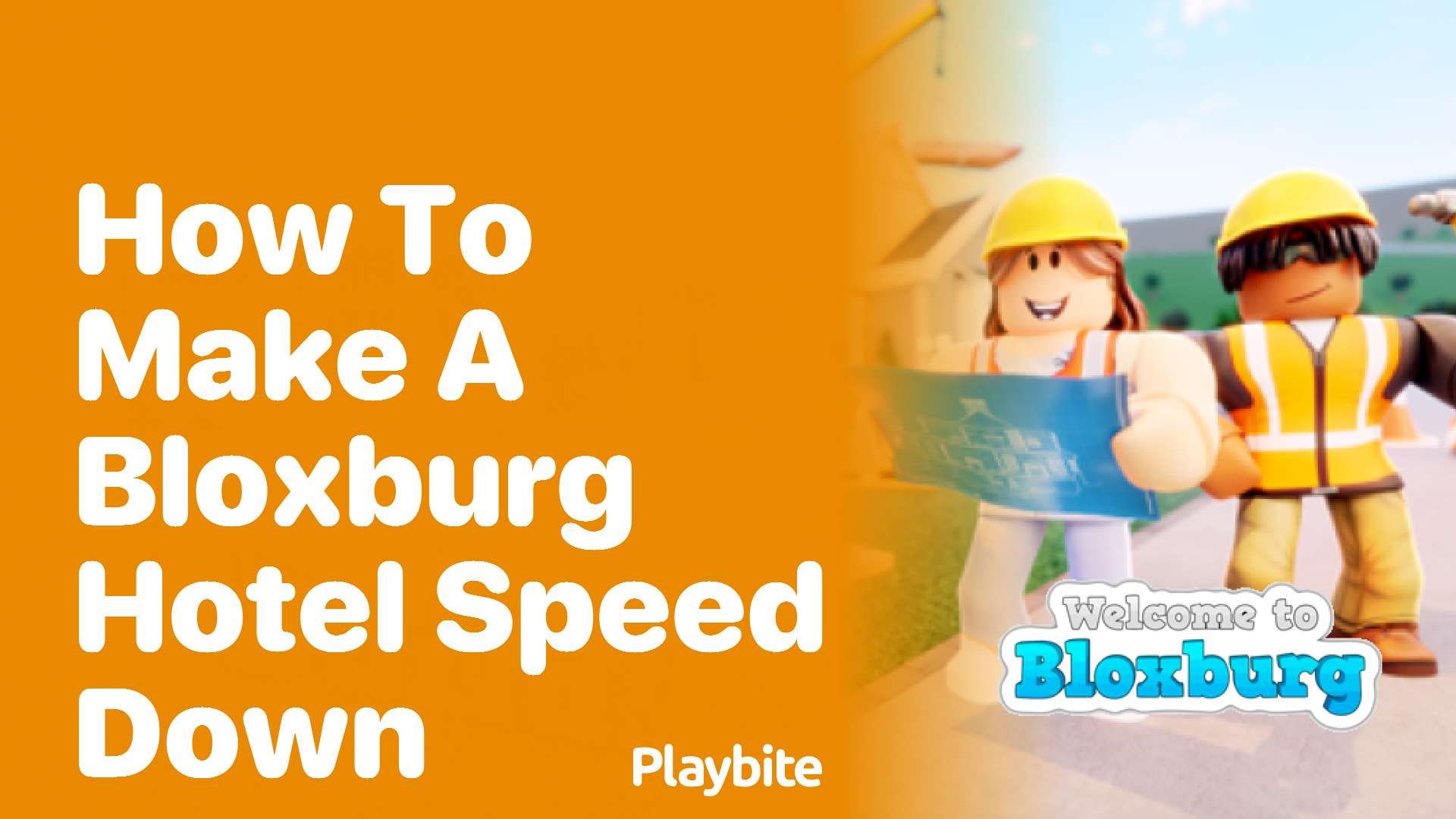 How to Speed Down Making a Bloxburg Hotel