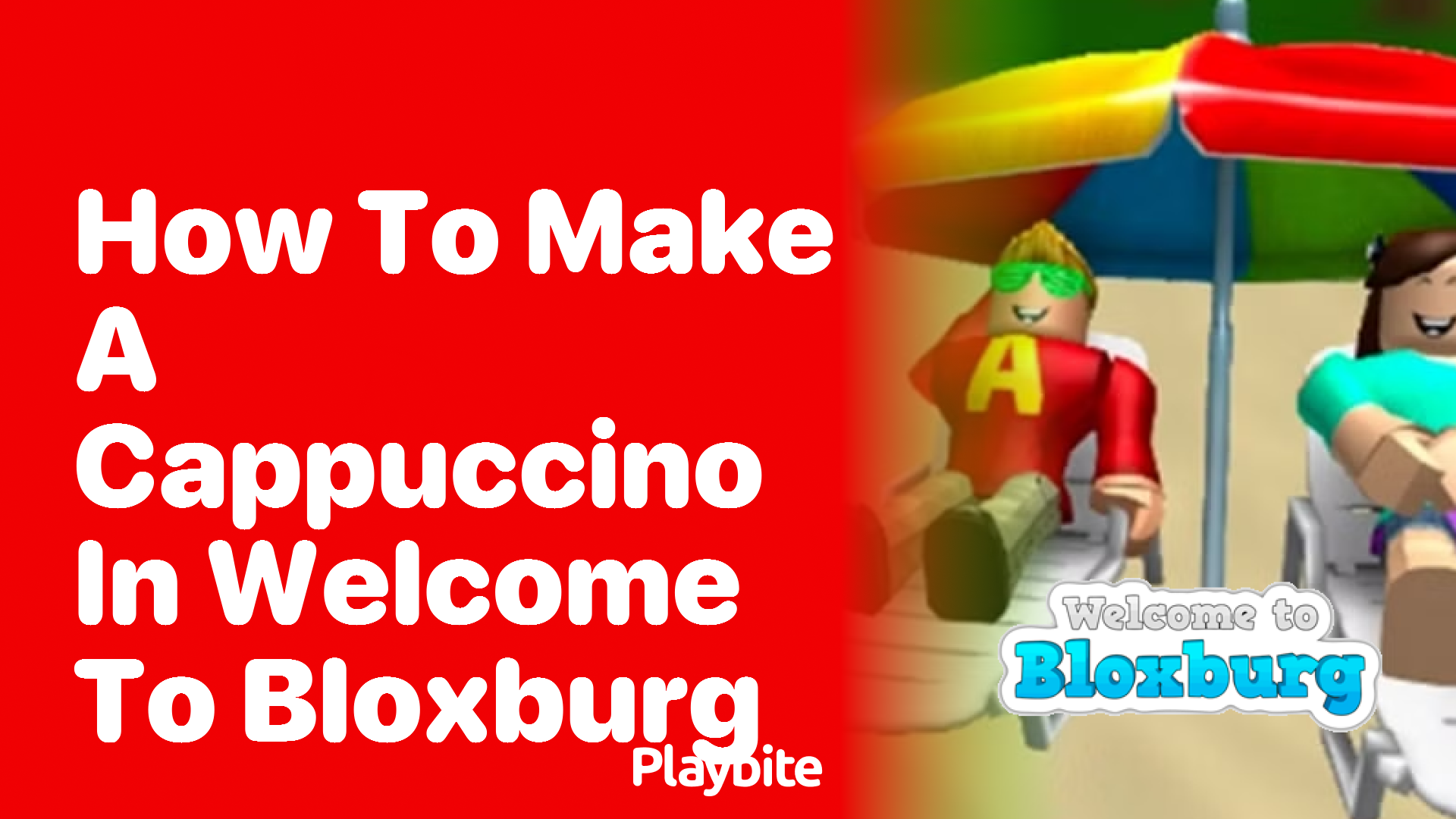 How to Make a Cappuccino in Welcome to Bloxburg