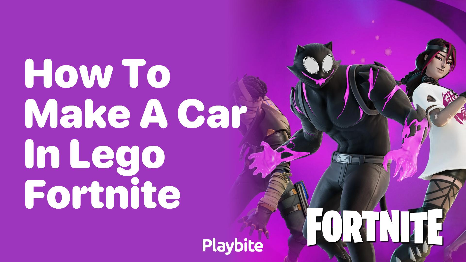 How to Make a Car in Lego Fortnite