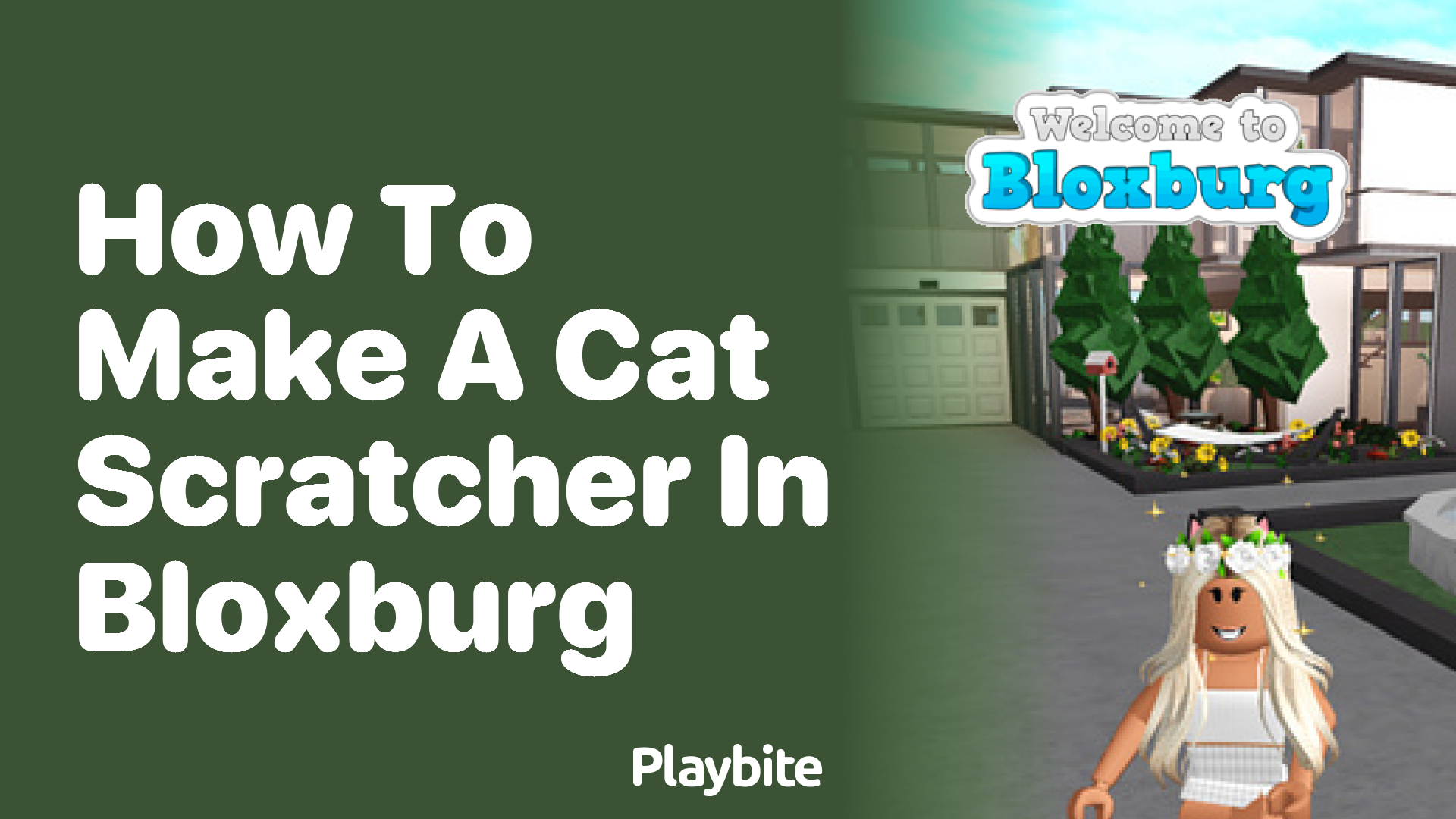 How to Make a Cat Scratcher in Bloxburg