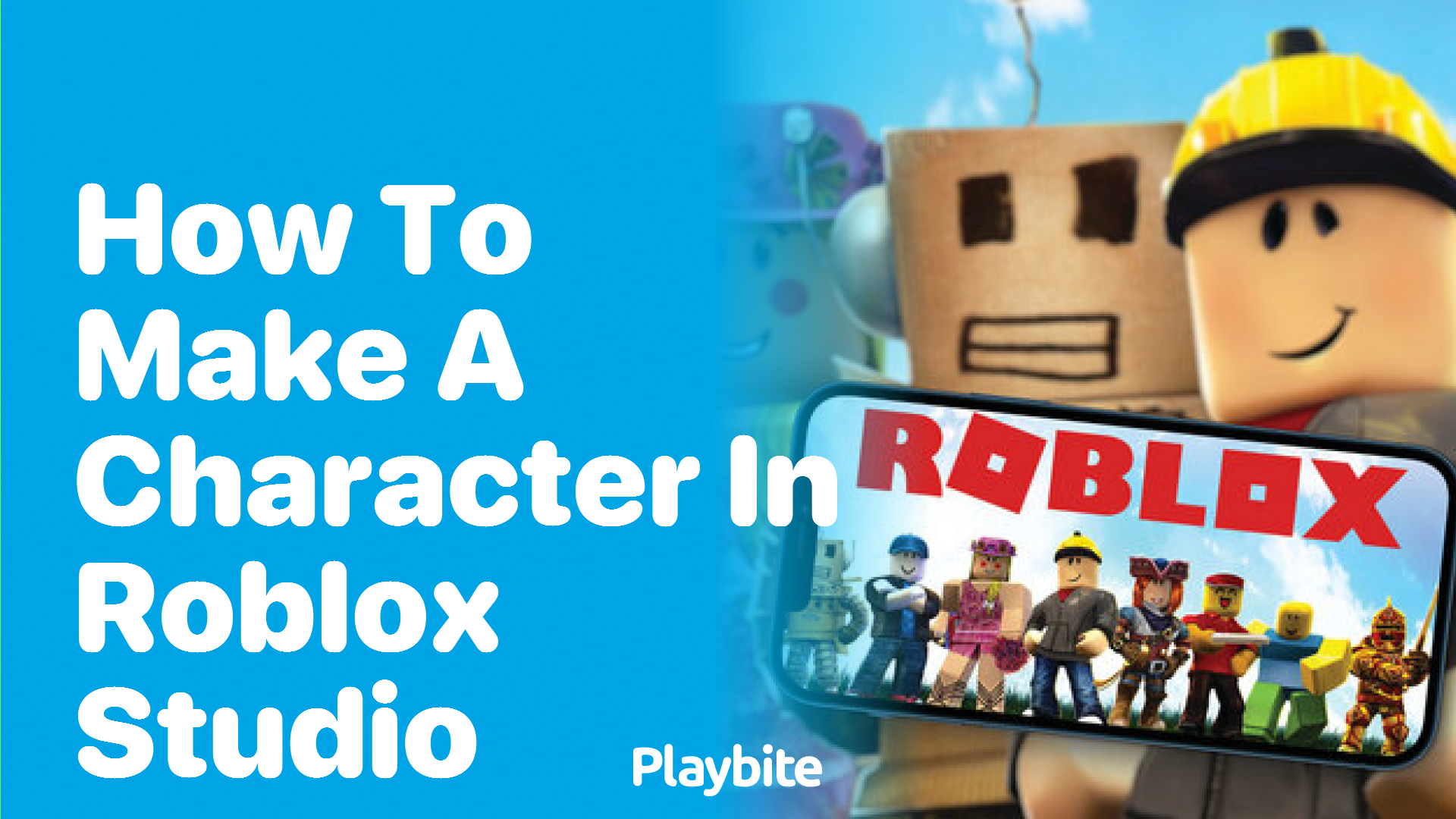 How to Make a Character in Roblox Studio