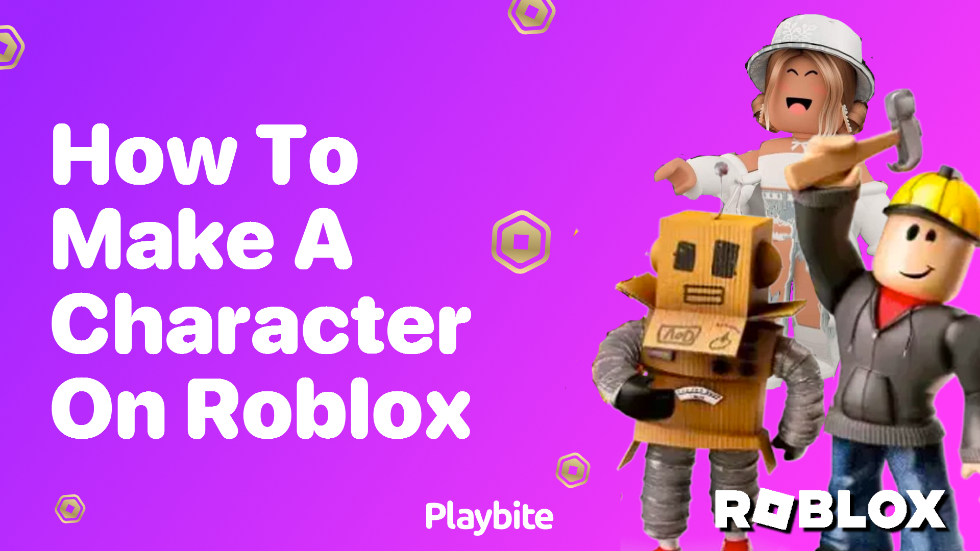 How to Make a Character on Roblox