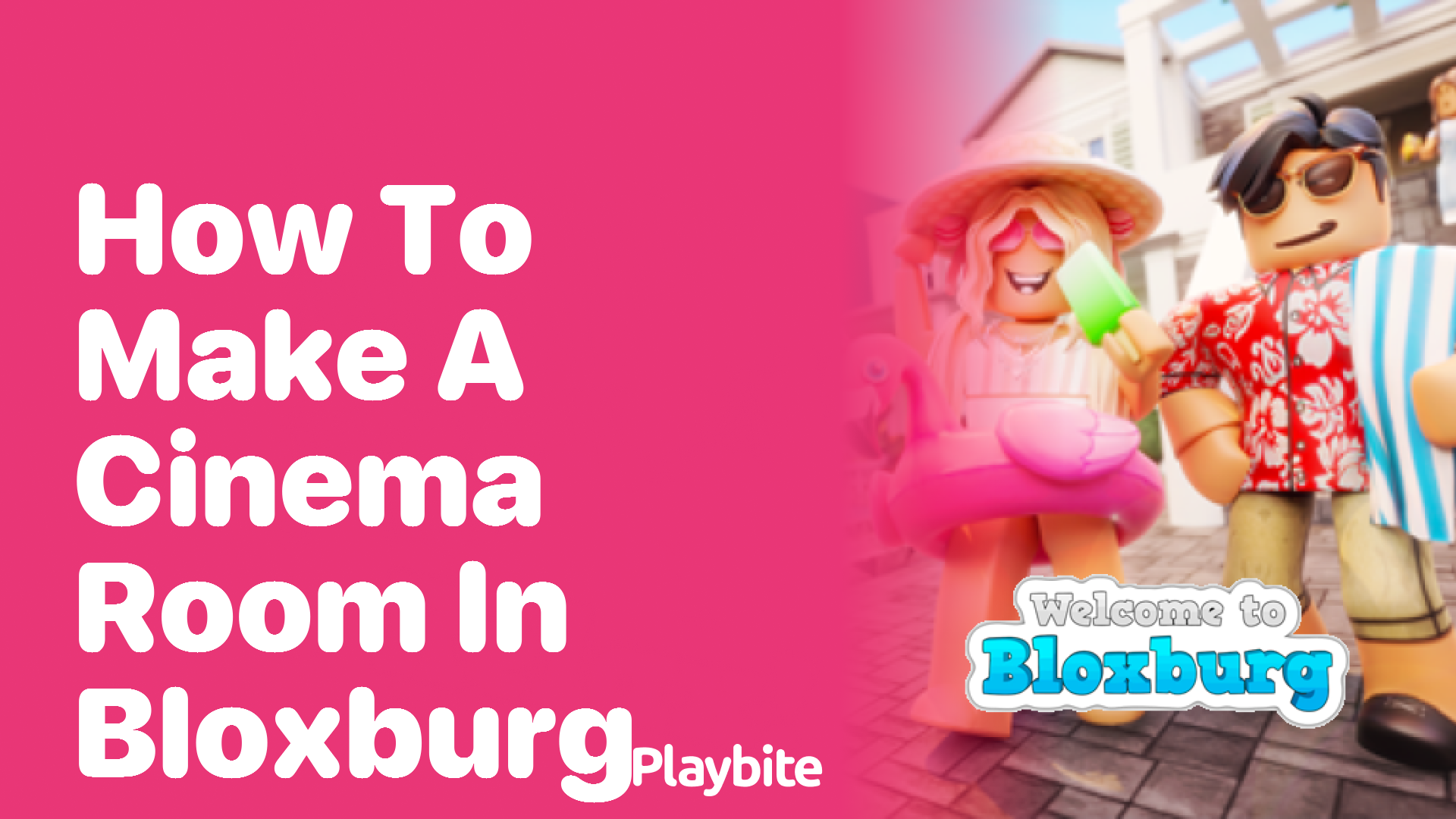 How to Make a Cinema Room in Bloxburg