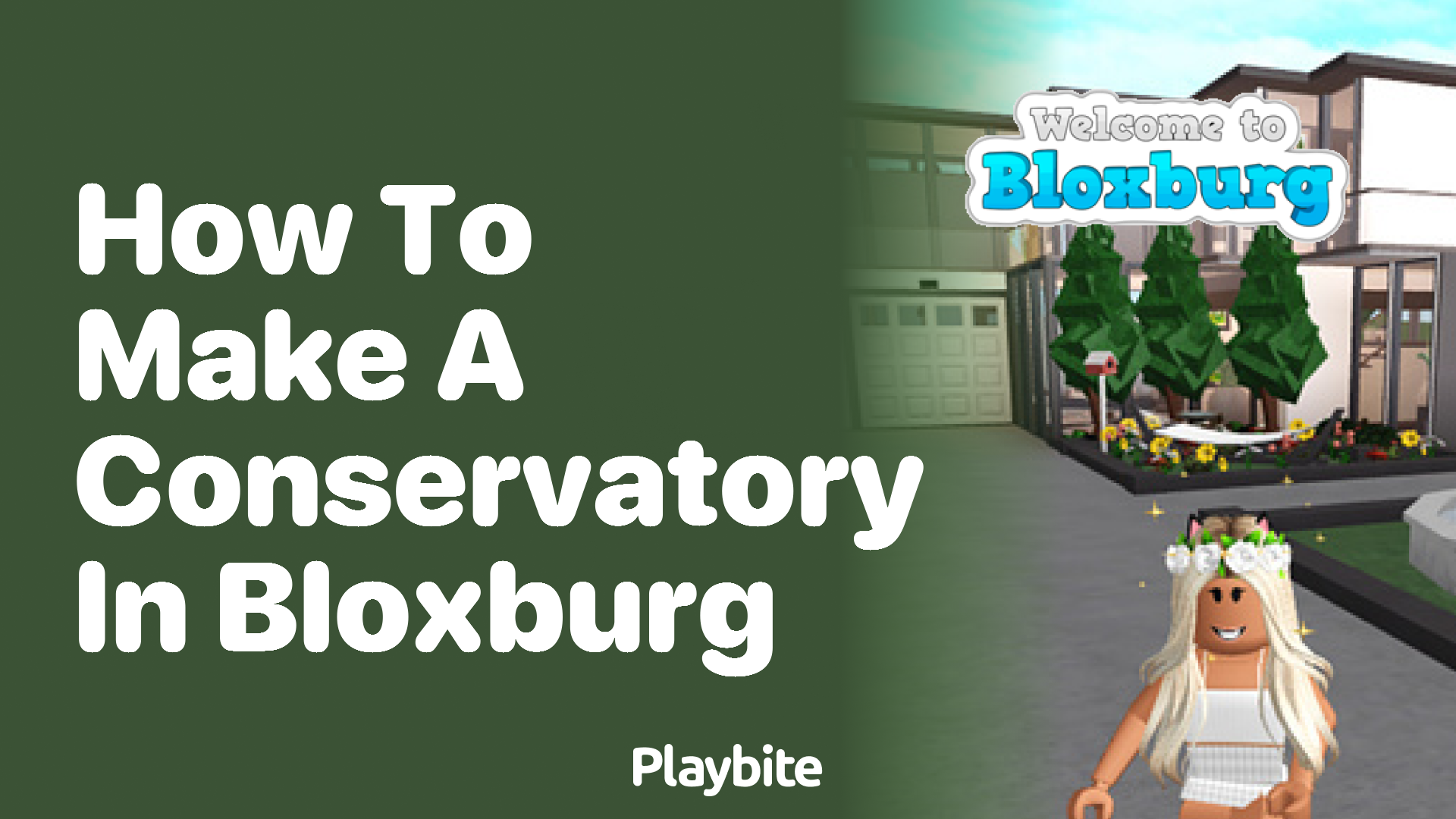 How to Make a Conservatory in Bloxburg