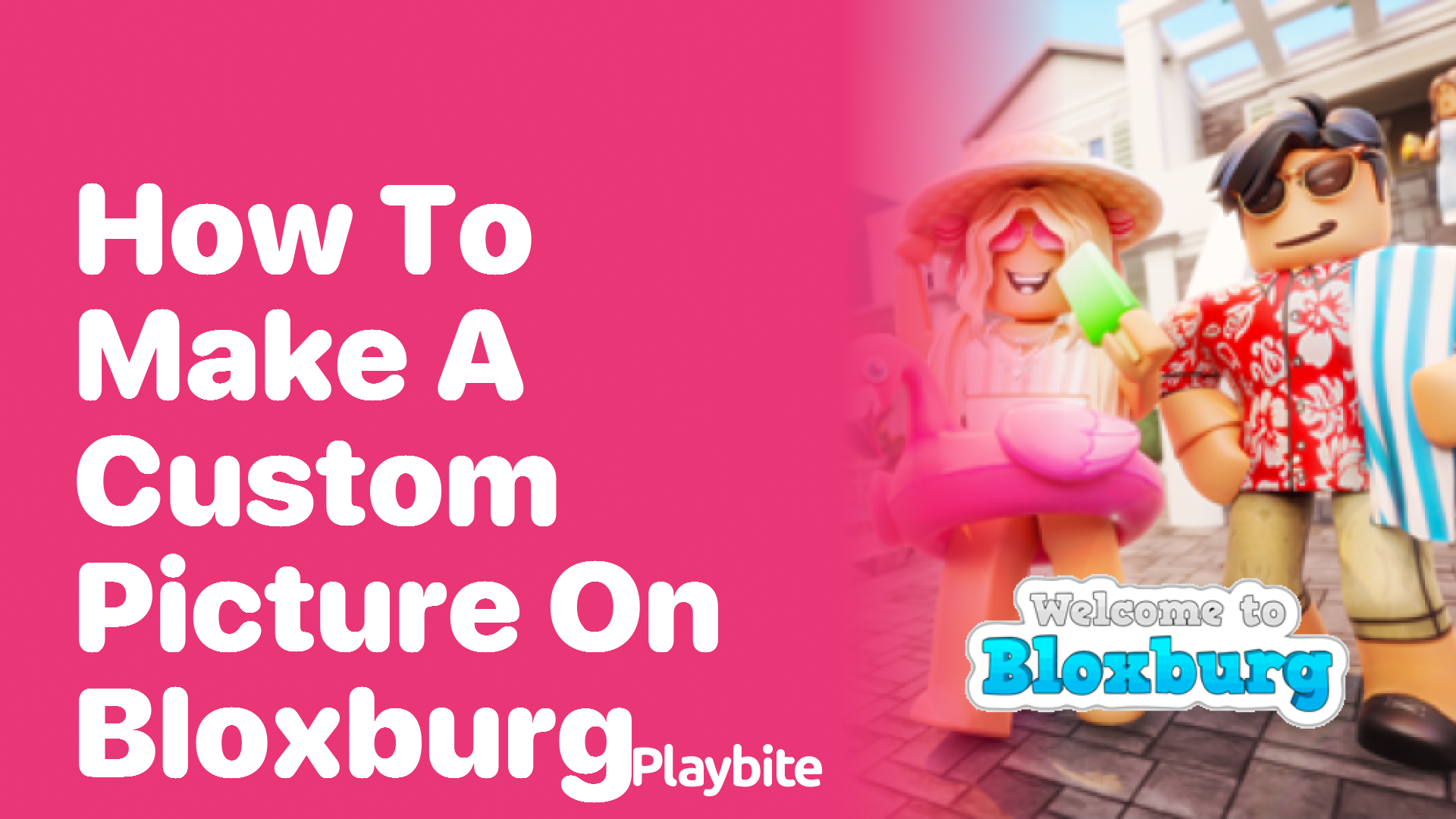 How to Make a Custom Picture in Bloxburg