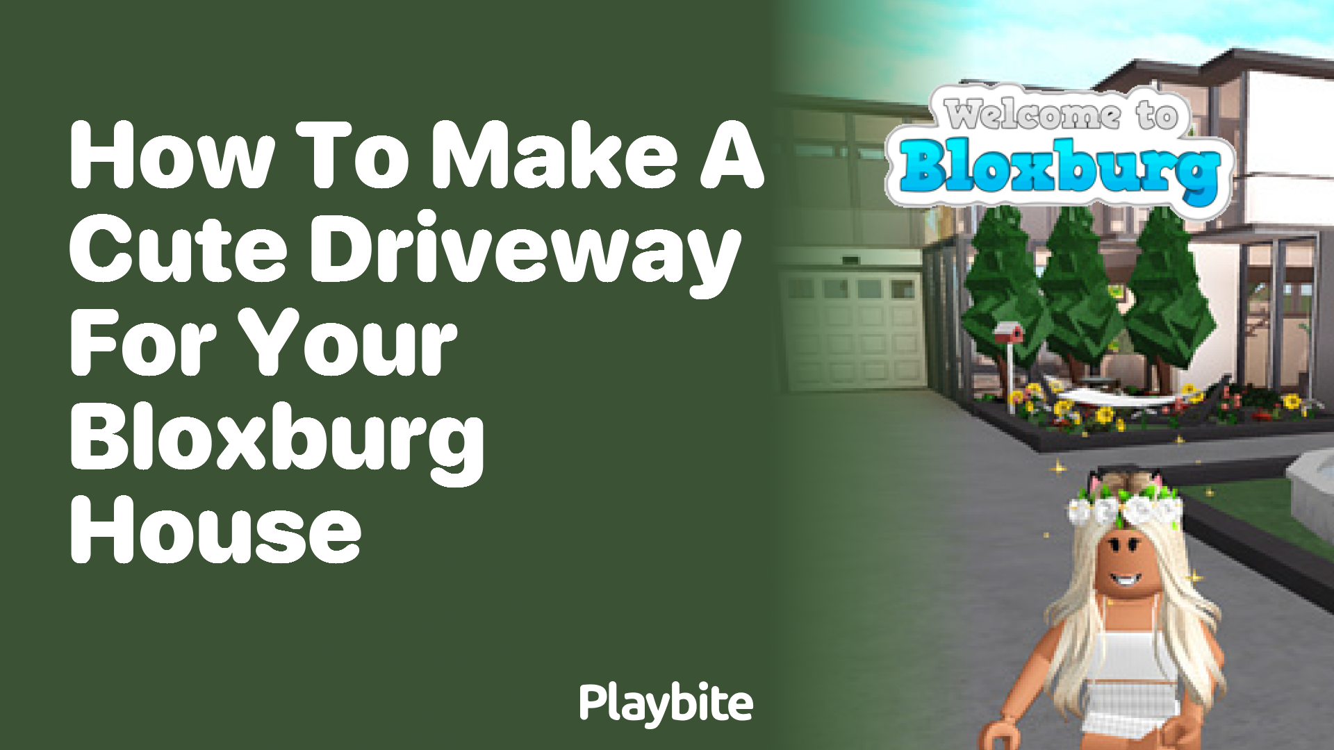 How to Make a Cute Driveway for Your Bloxburg House